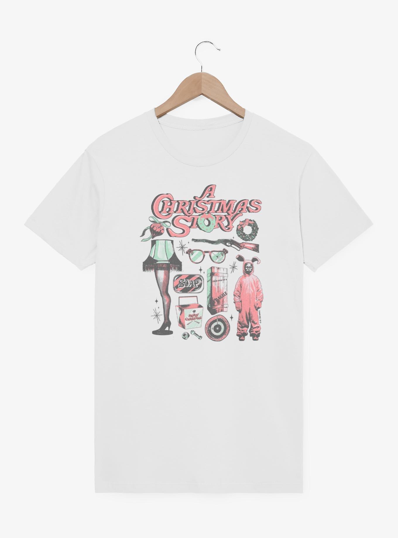 A Christmas Story Festive Icons T-Shirt, , hi-res