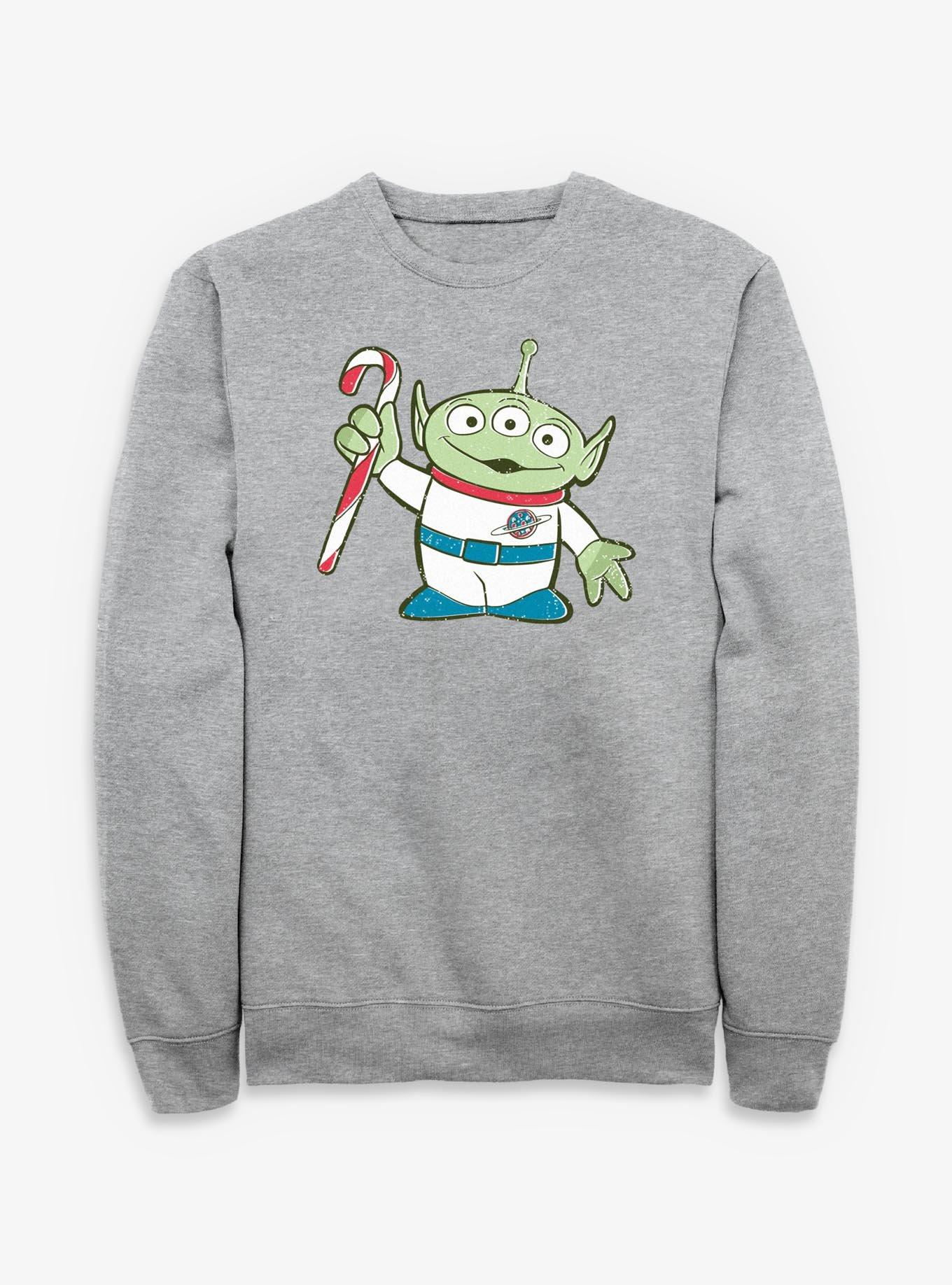 Disney Pixar Toy Story Alien And Candy Cane Sweatshirt, , hi-res
