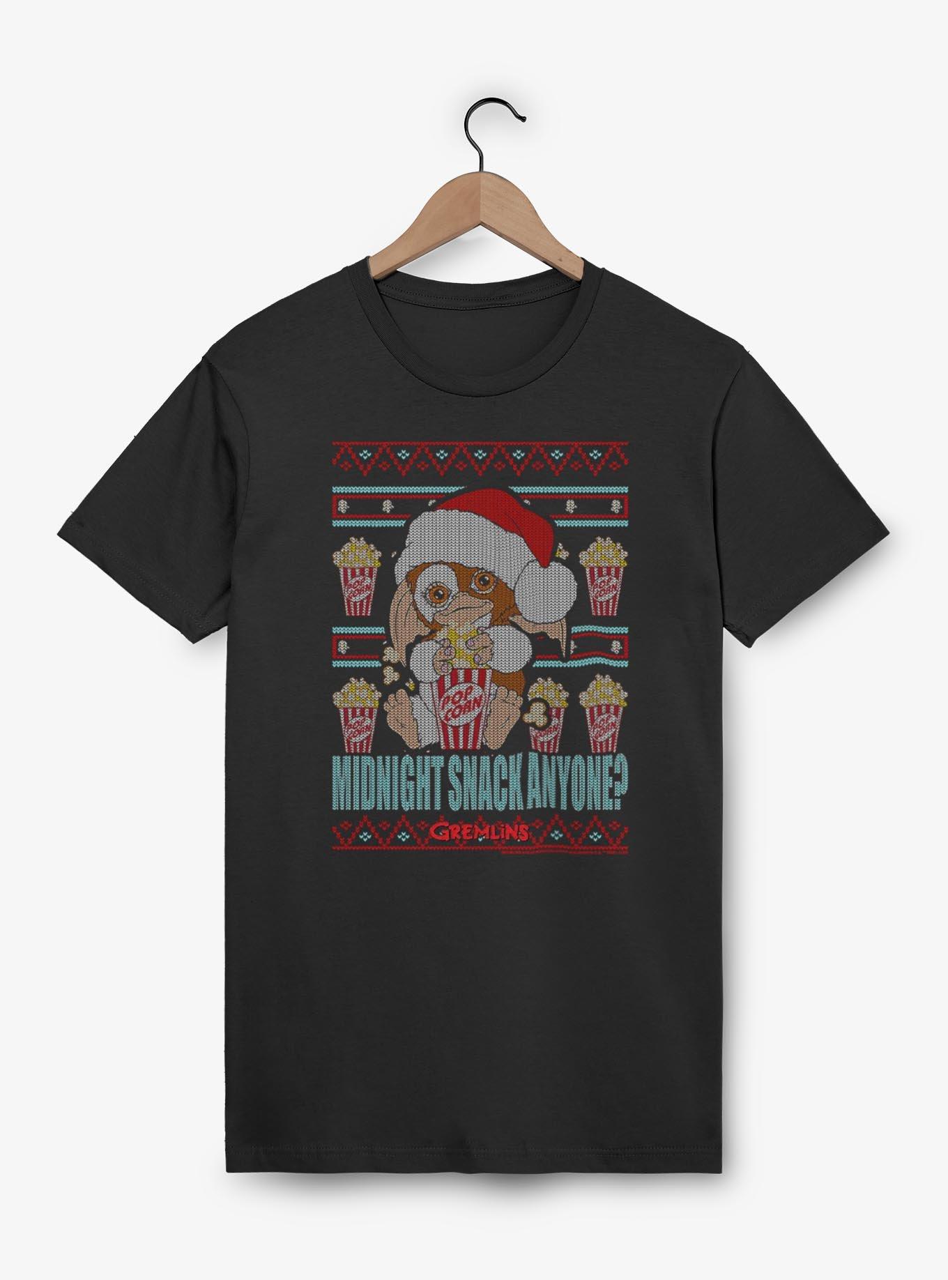 Gremlins Midnight Snack Anyone Ugly Christmas Sweater Style T-Shirt, , hi-res