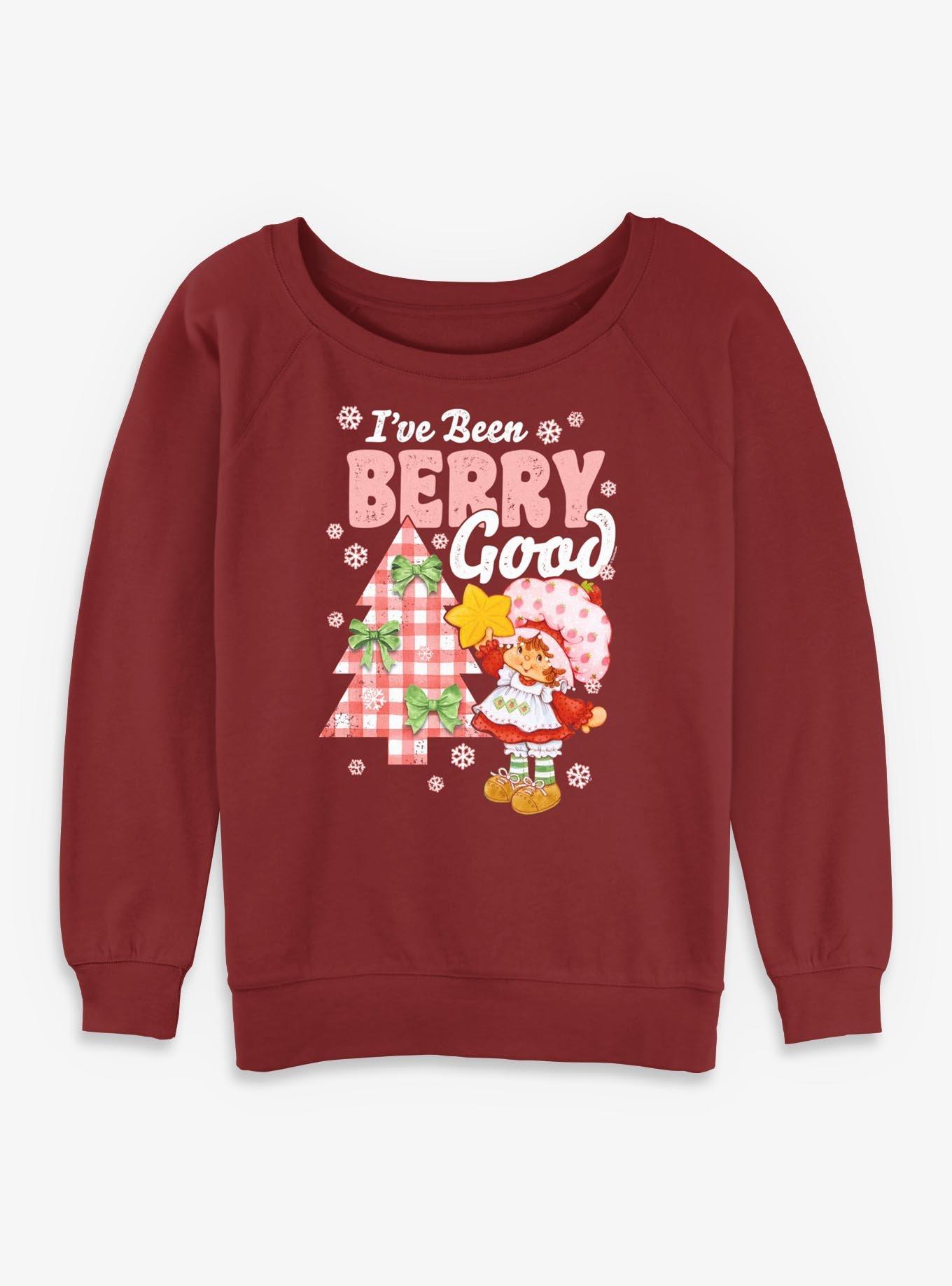 Strawberry Shortcake I've Been Berry Good Womens Slouchy Sweatshirt, , hi-res