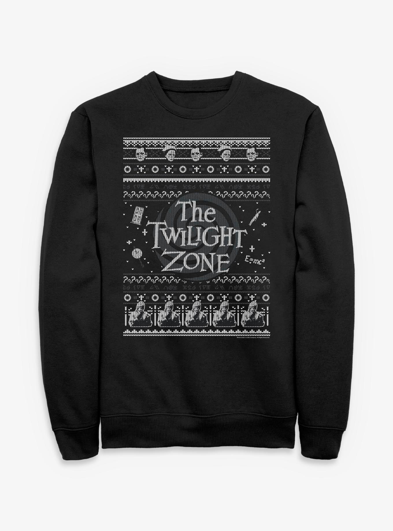 The Twilight Zone Ugly Christmas Sweater Style Zone Sweatshirt, , hi-res
