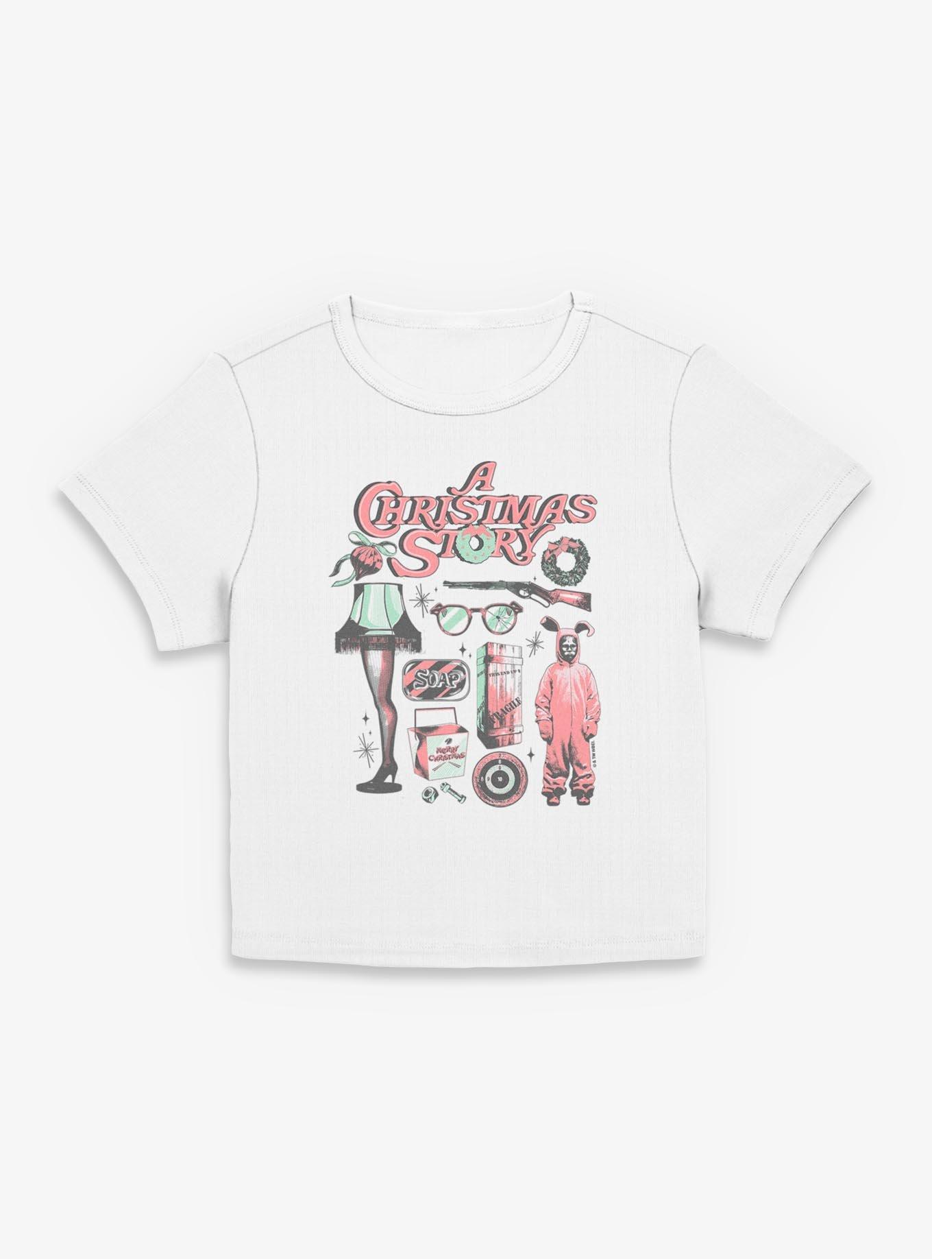 A Christmas Story Festive Icons Women Baby T-Shirt, , hi-res