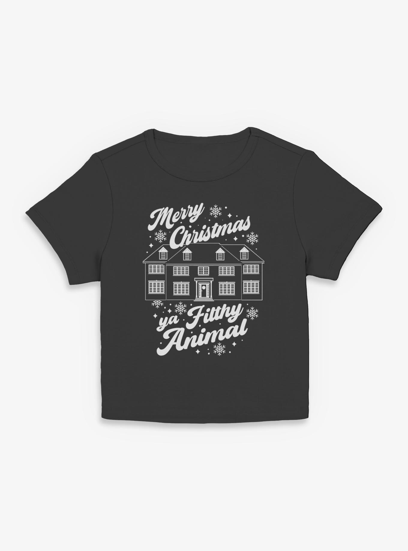 Home Alone Merry Christmas You Filthy Animal Girls Baby Tee, , hi-res