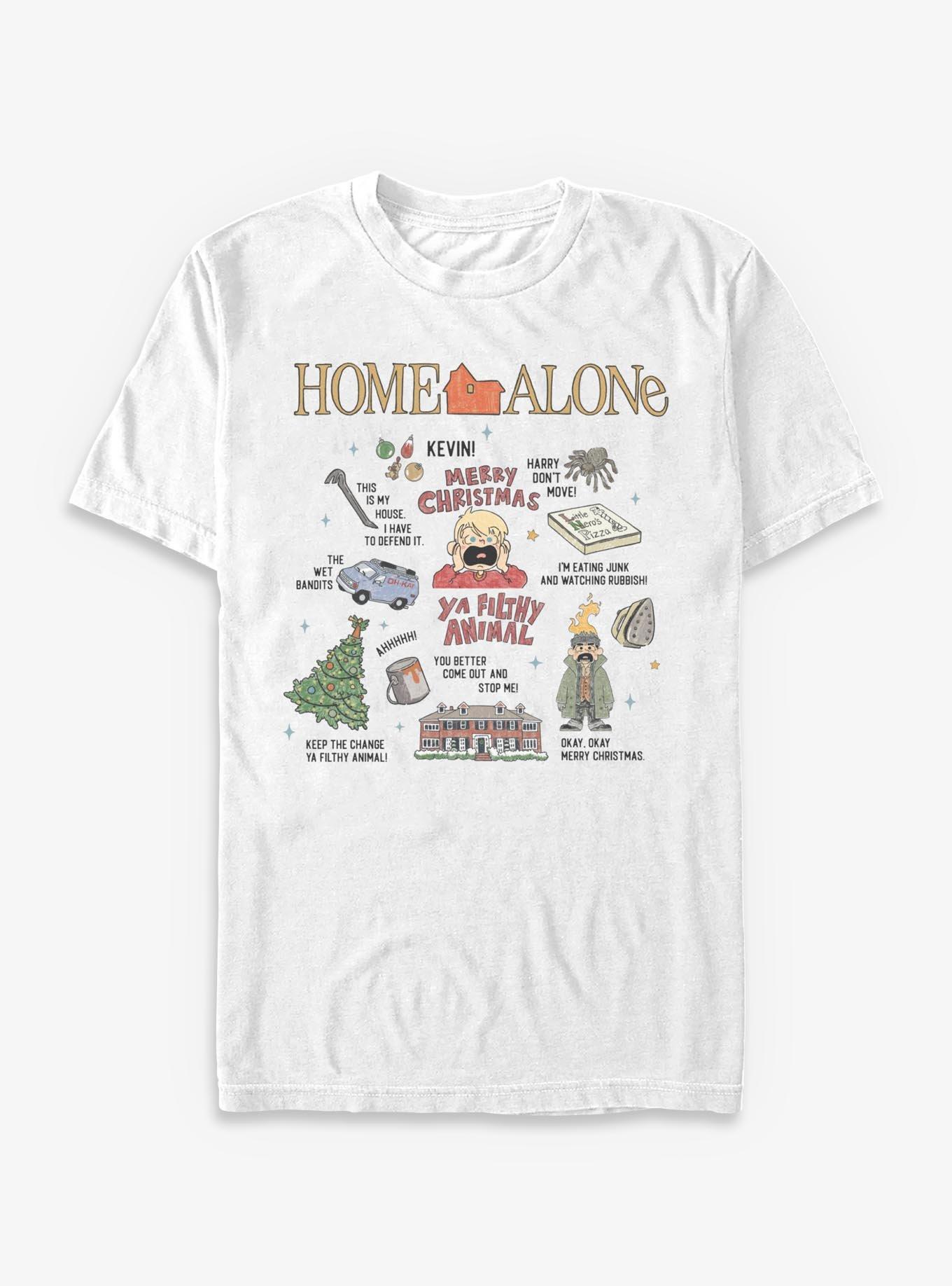 Home Alone Filthy Animal Christmas Icons T-Shirt