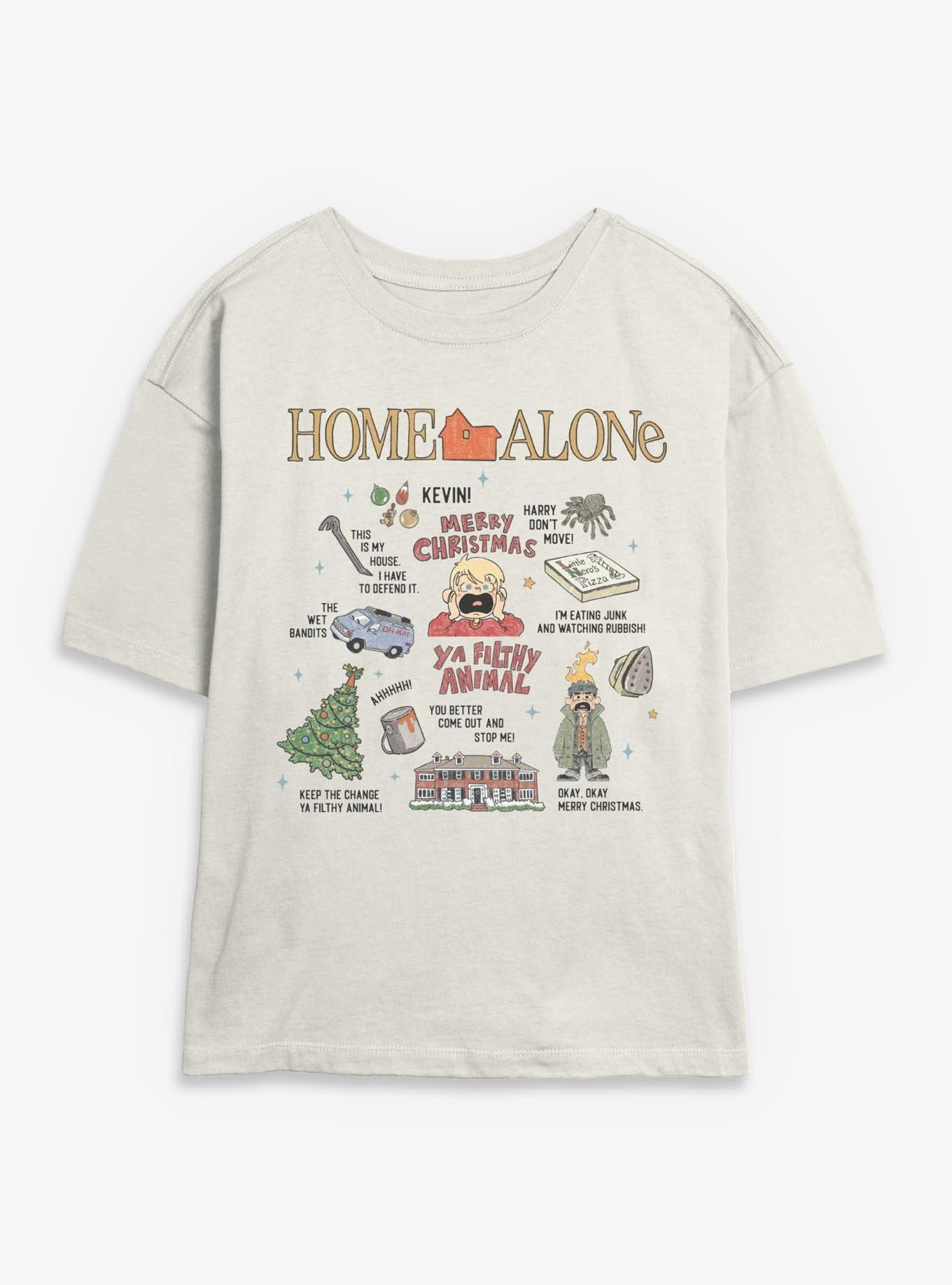 Home Alone Filthy Animal Christmas Icons Girls Skimmer T-Shirt, , hi-res