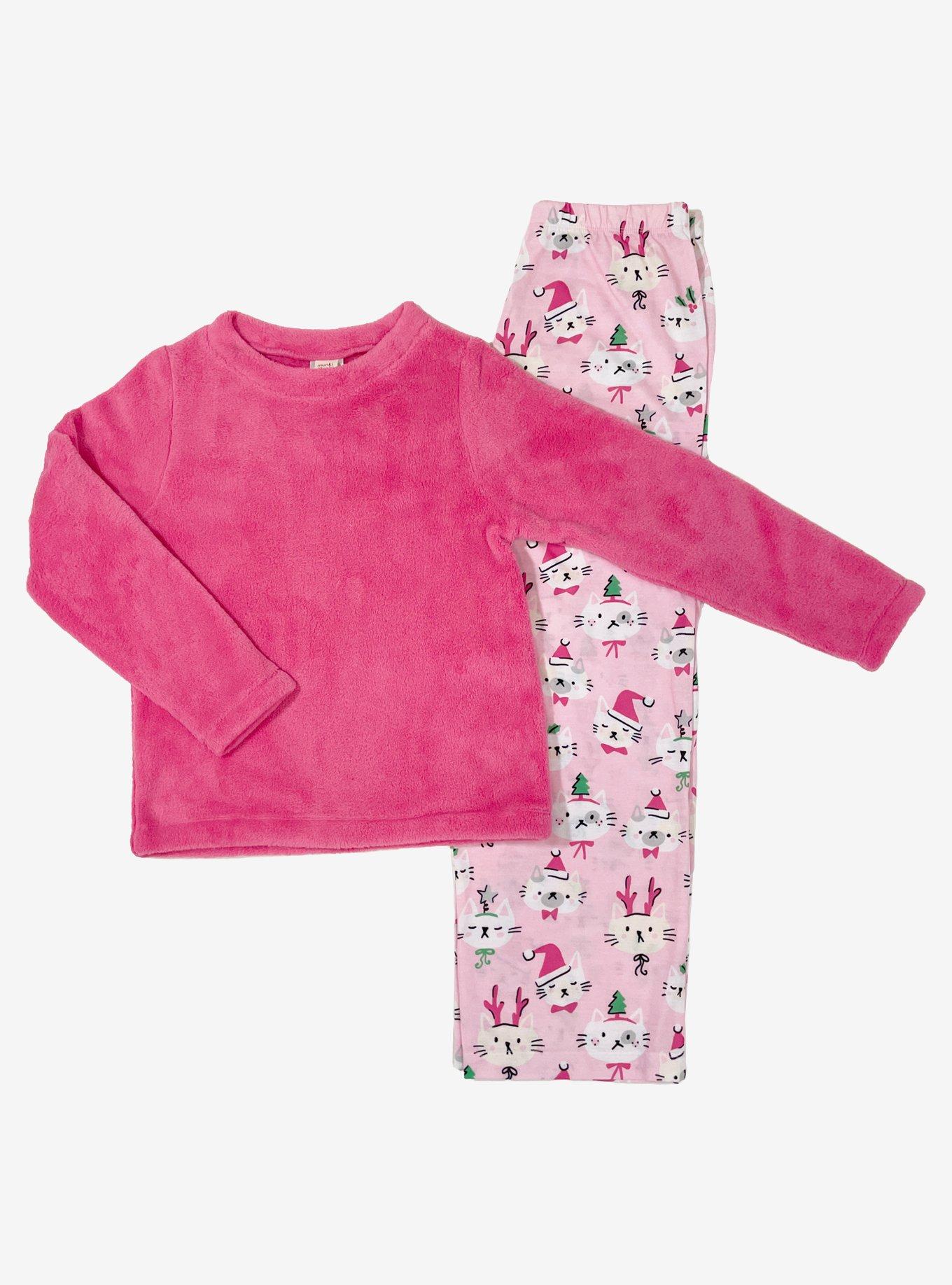 Plush Christmas Cats Youth Sleep Set, , hi-res