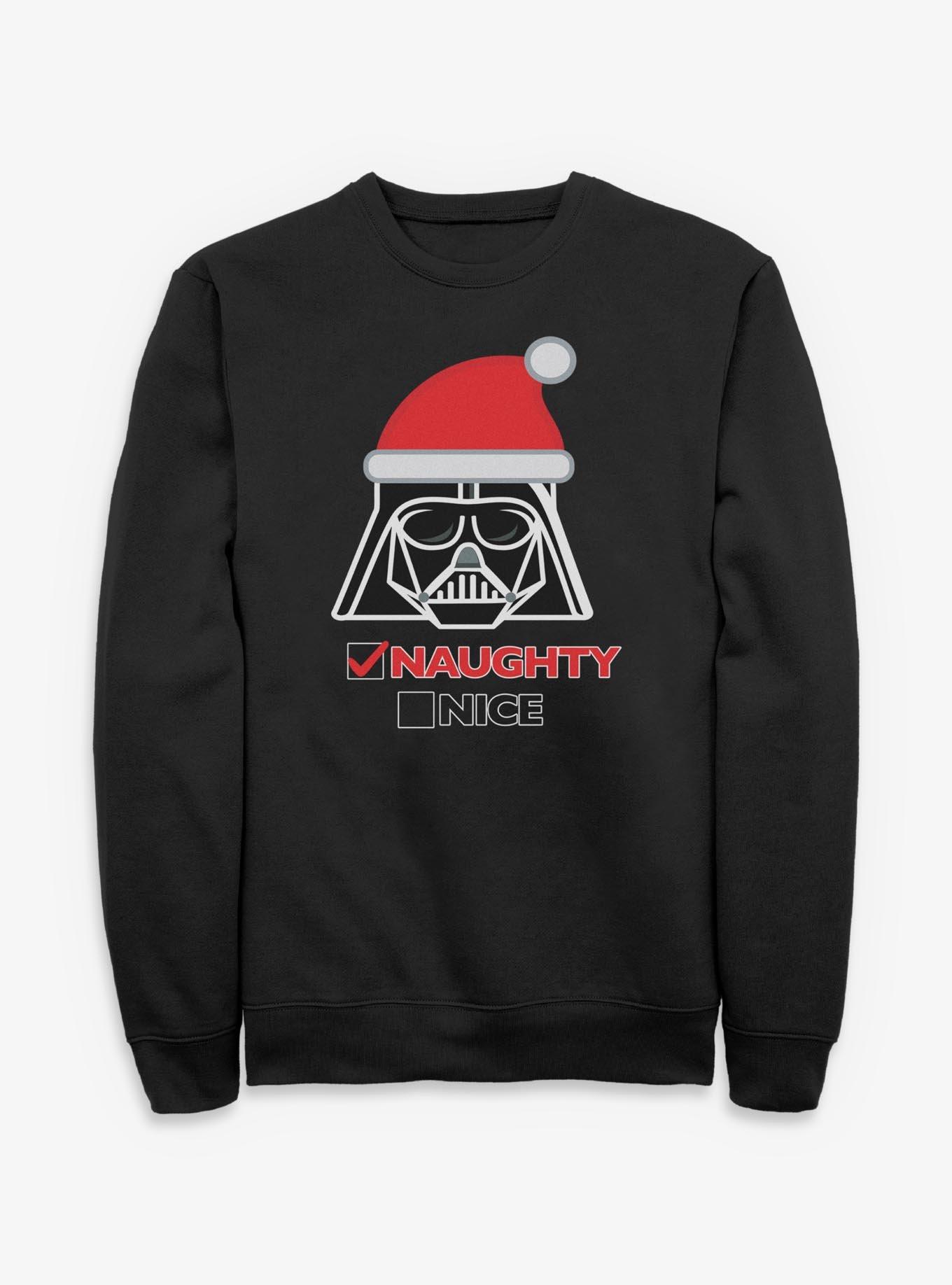 Star Wars Vader Naughty Not Nice Holiday Sweatshirt