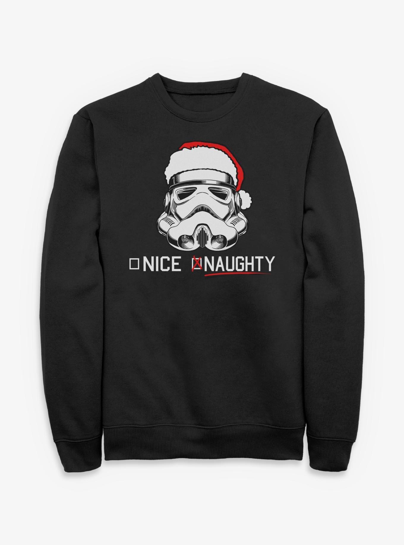 Star Wars Trooper Naught Not Nice Holiday Sweatshirt