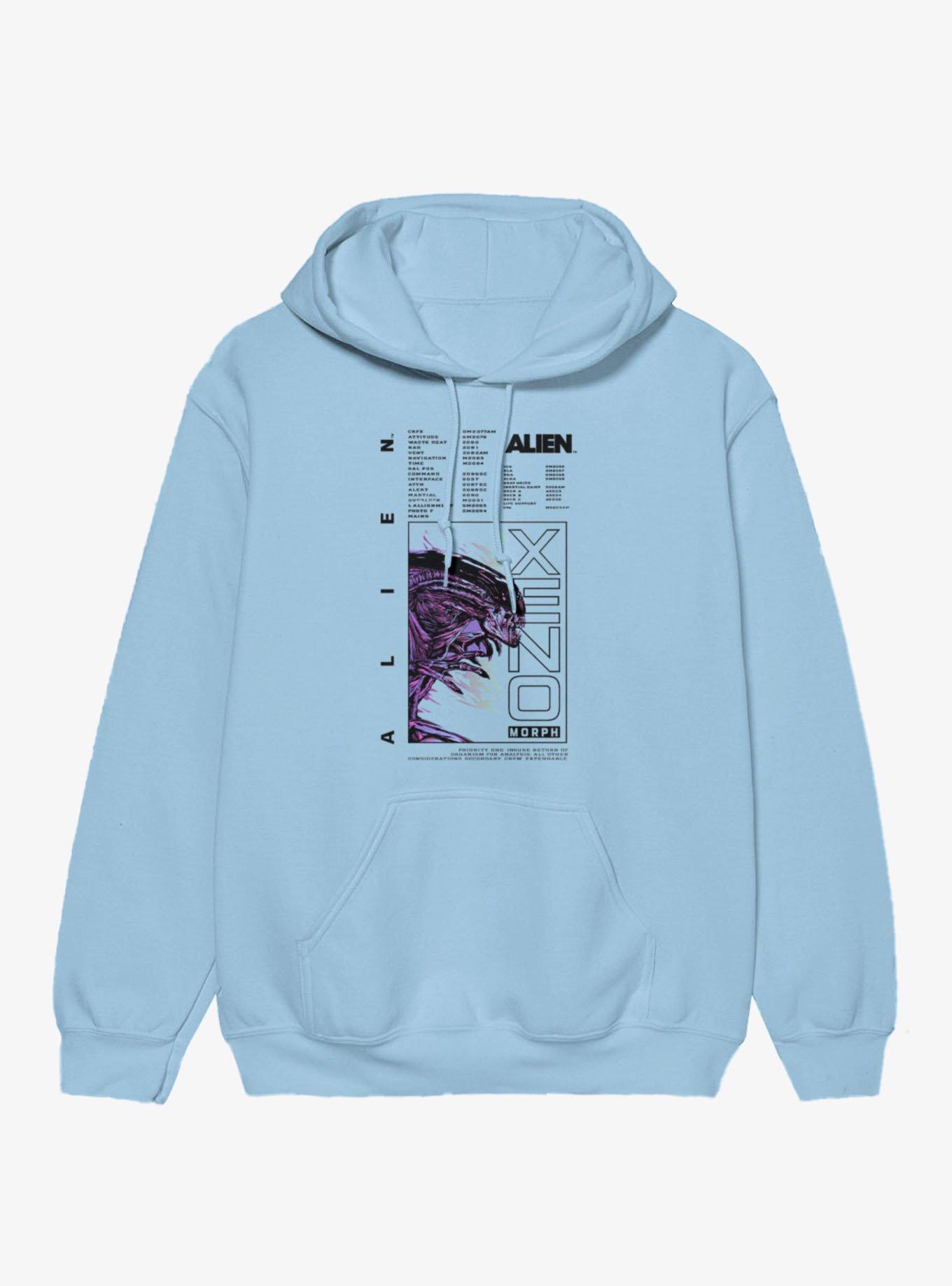 Alien Xenomorph Scan Hoodie, , hi-res