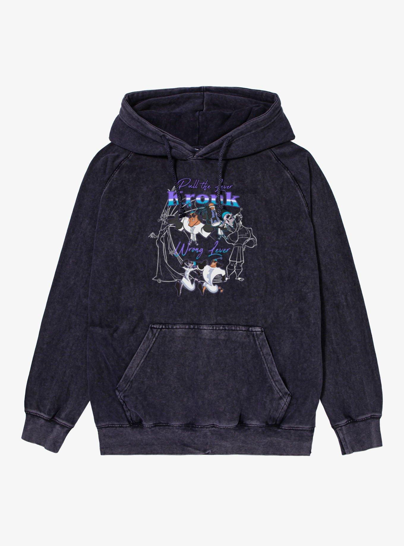 Disney Emperor's New Groove Wrong Lever Kronk Hoodie Hot Topic Exclusive
