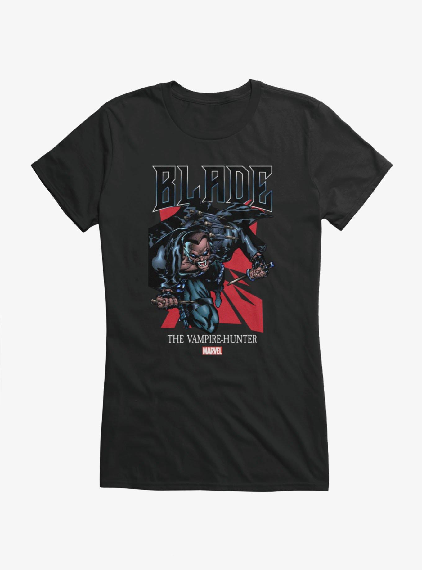 Marvel Comics Retro Blade Vampire Hunter Attack T-Shirt Hot Topic Exclusive, , hi-res