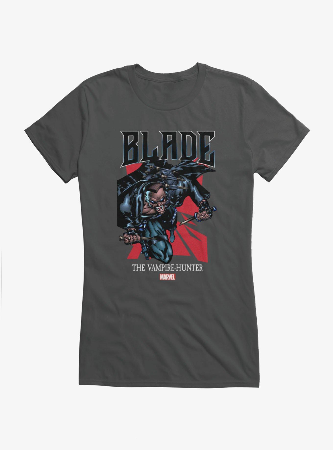 Marvel Comics Retro Blade Vampire Hunter Attack T-Shirt Hot Topic Exclusive, , hi-res