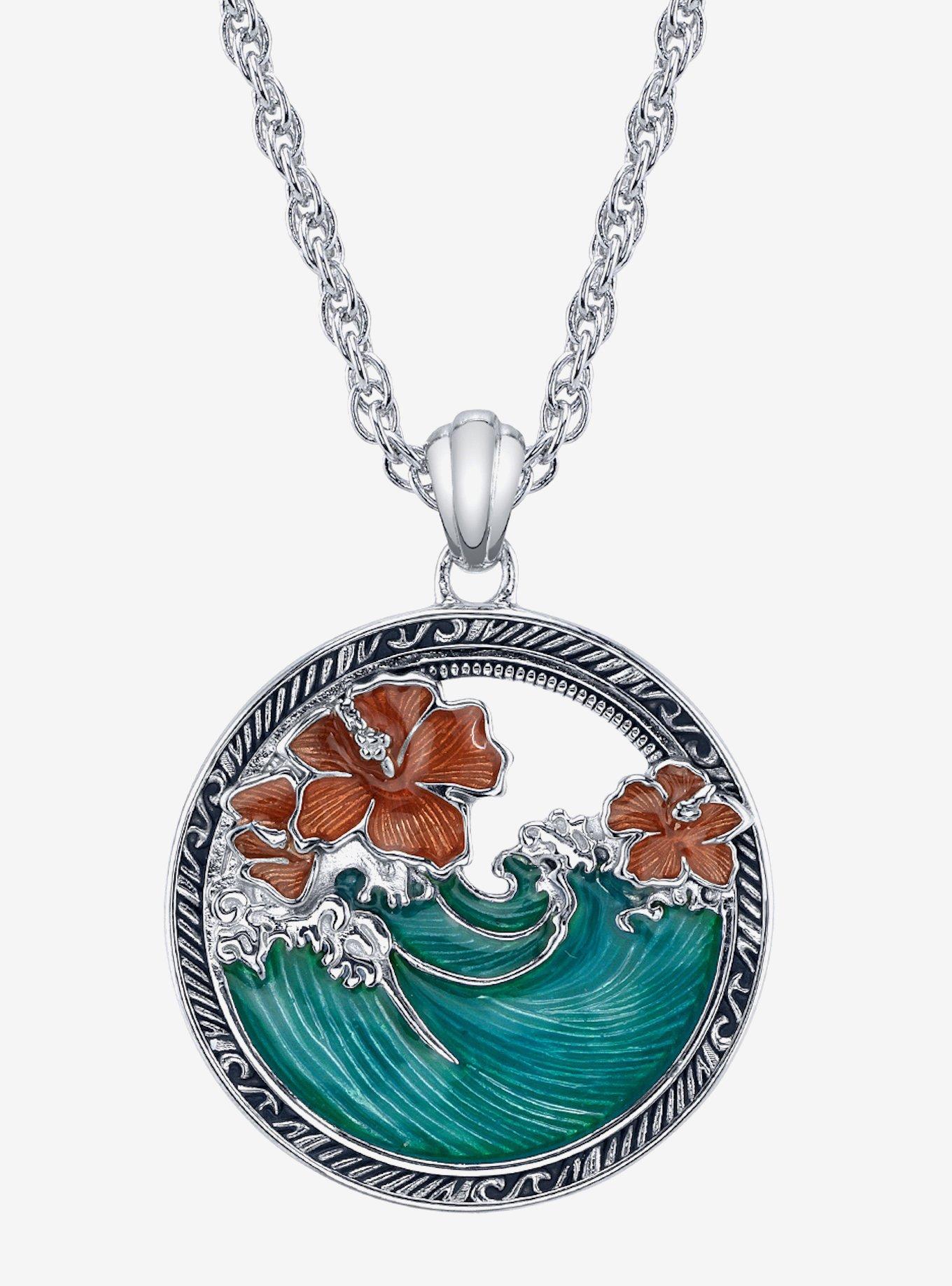 Disney X Rocklove Disney Lilo And Stitch Ohana Necklace, , hi-res