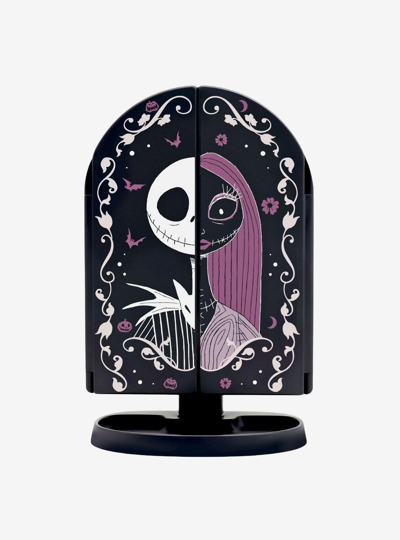 Disney The Nightmare Before Christmas Jack and Sally Arch Trifold LED Makeup Mirror, , hi-res