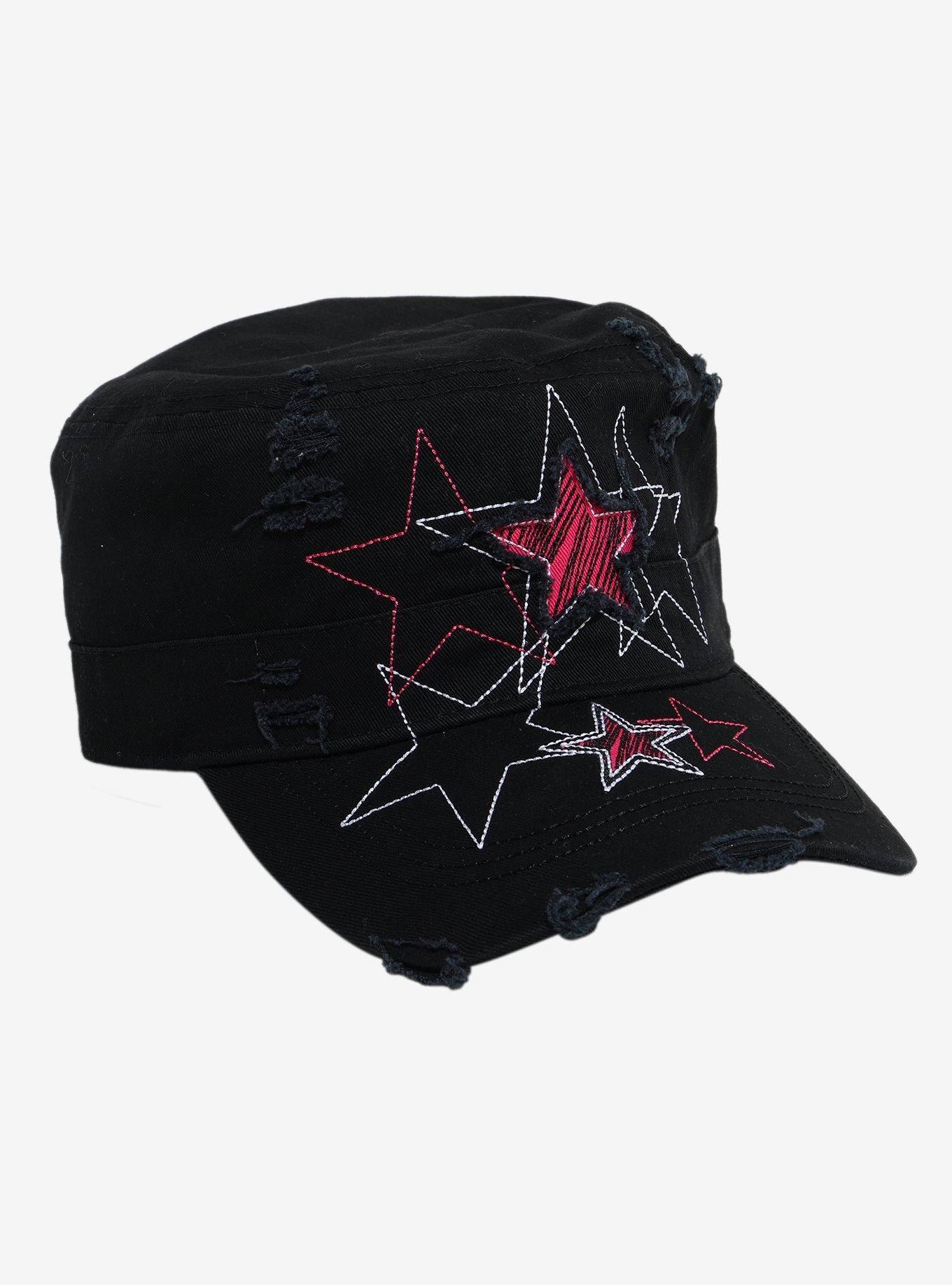 Star Stitch Distressed Cadet Hat, , hi-res