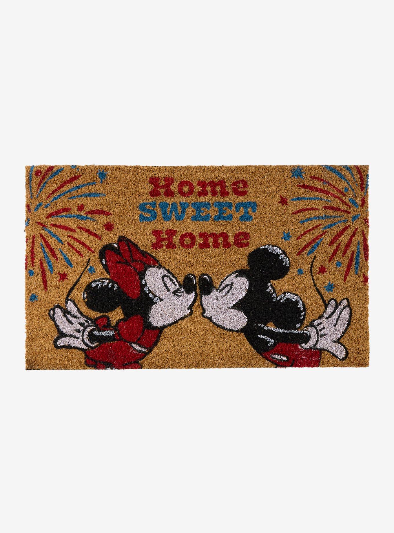 Disney Mickey Mouse & Minnie Mouse Sweet Home Doormat, , hi-res