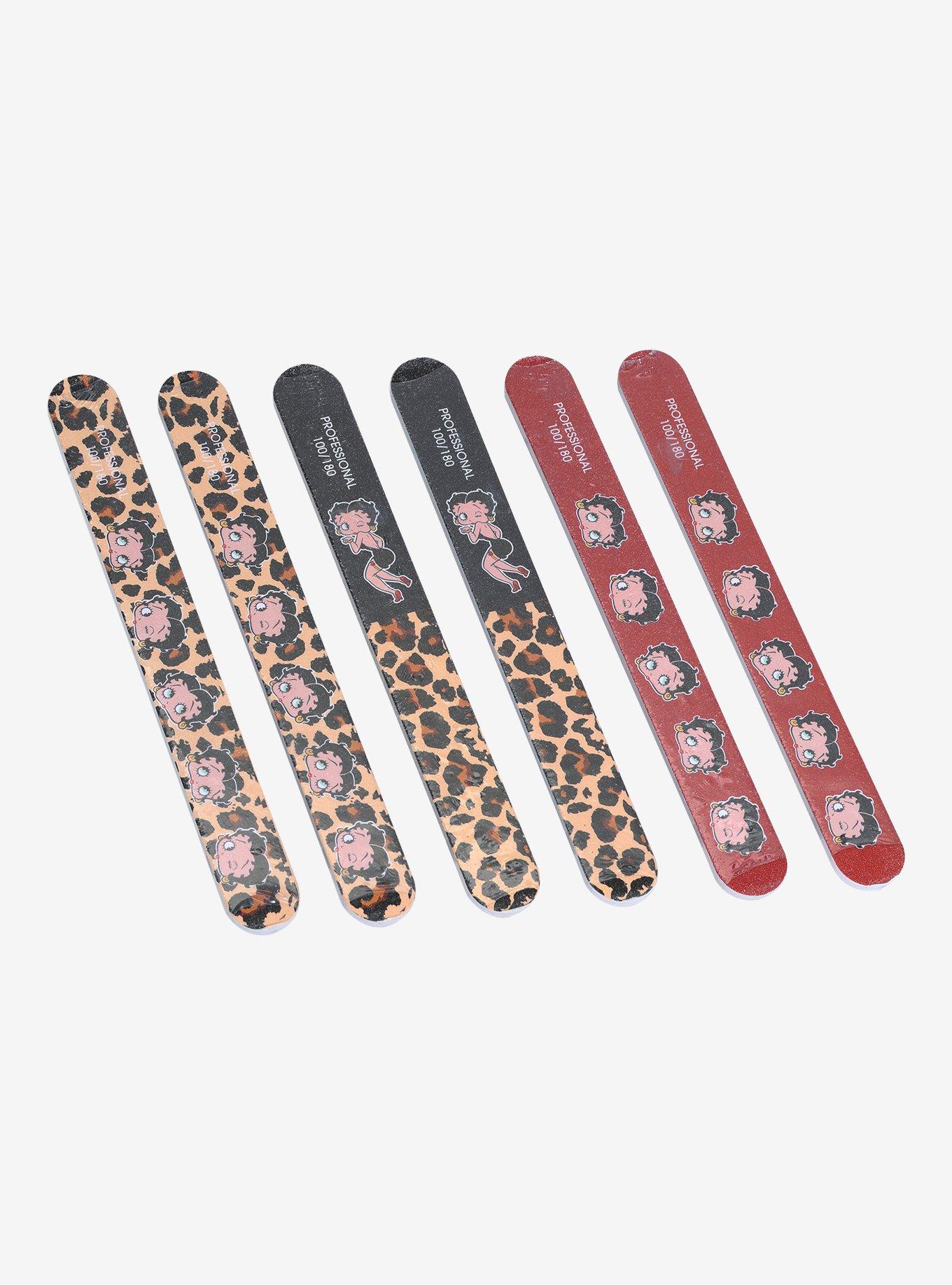 C&eacute;lavi Betty Boop Leopard Nail File Set, , hi-res