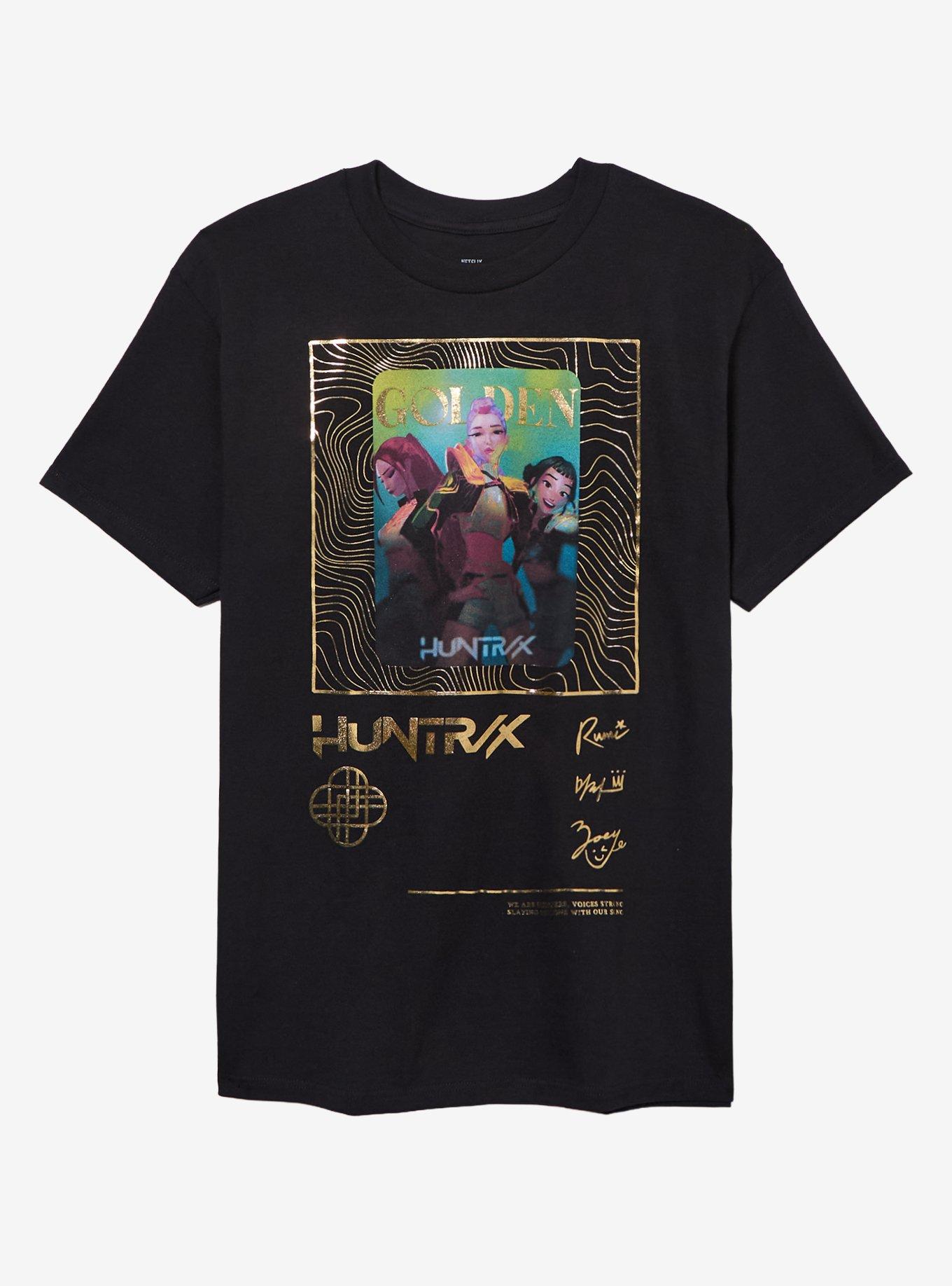 KPop Demon Hunters Huntr/x Golden Foil T-Shirt, , hi-res