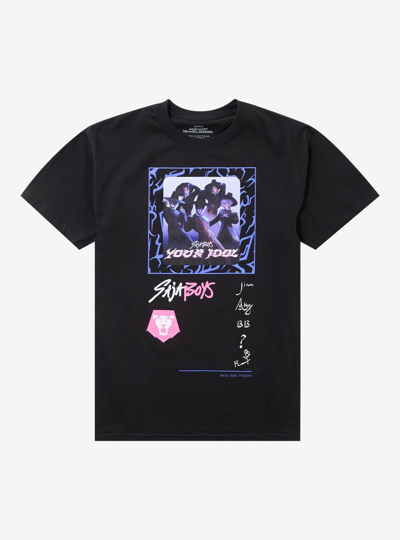 KPop Demon Hunters Saja Boys Group Pose T-Shirt, , hi-res