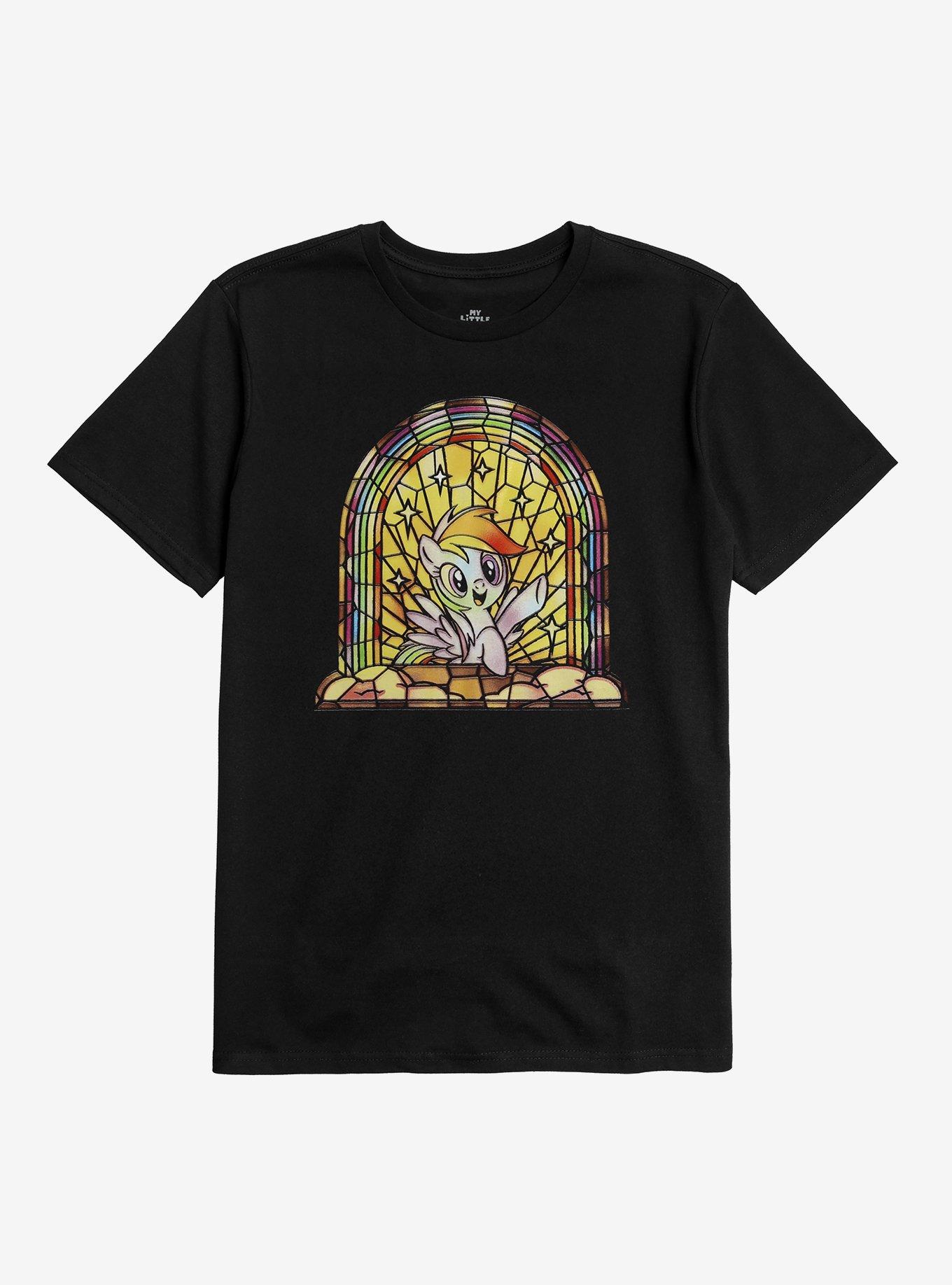 My Little Pony Rainbow Dash Stained Glass T-Shirt, , hi-res
