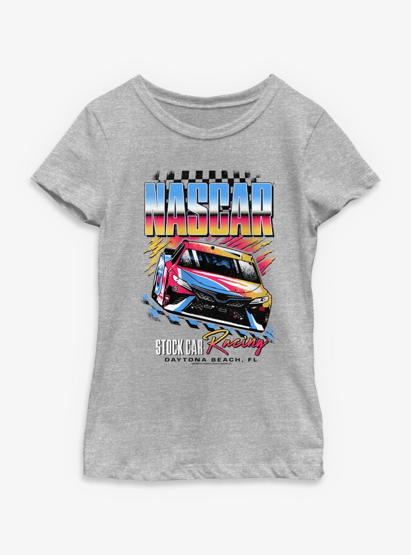 NASCAR Chromed Stock Car Racing Youth Girls T-Shirt, , hi-res