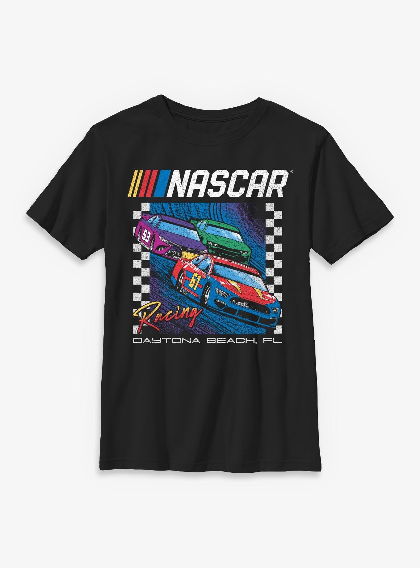 NASCAR Checkered Box Racing Car Youth T-Shirt, , hi-res