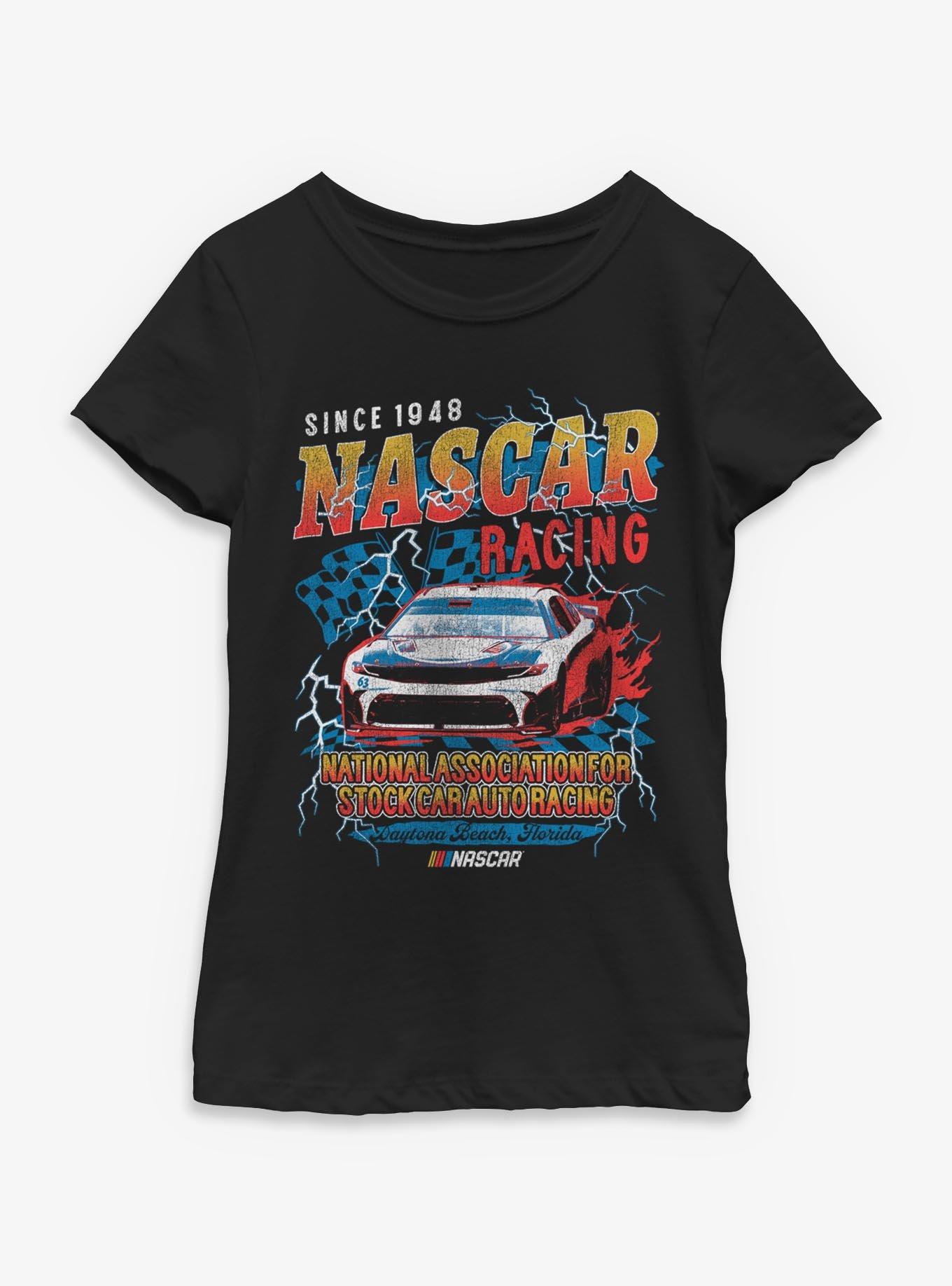 NASCAR Stock Car Auto Racing Youth Girls T-Shirt, , hi-res