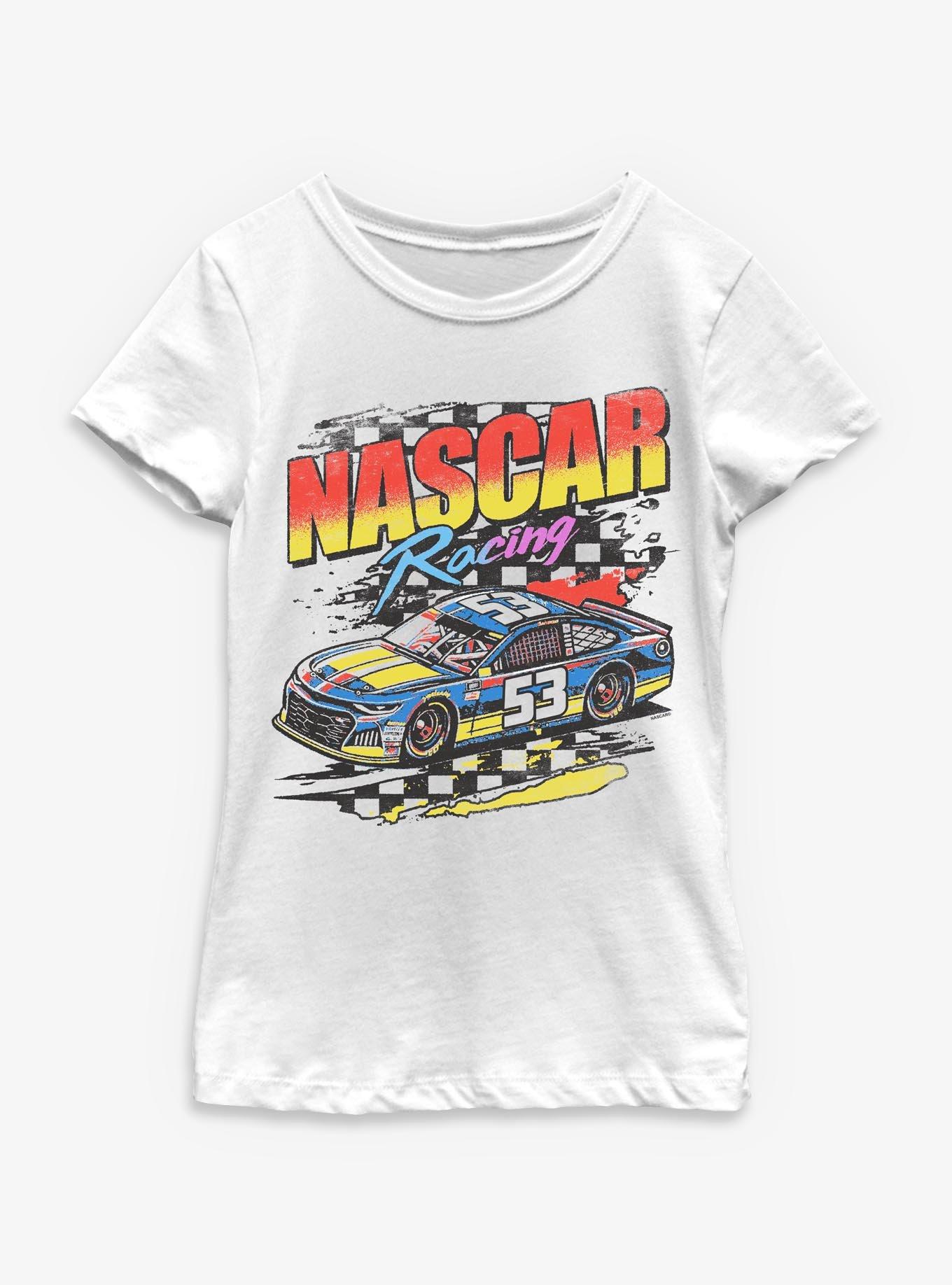 NASCAR Retro Racing Car  Youth Girls T-Shirt, , hi-res