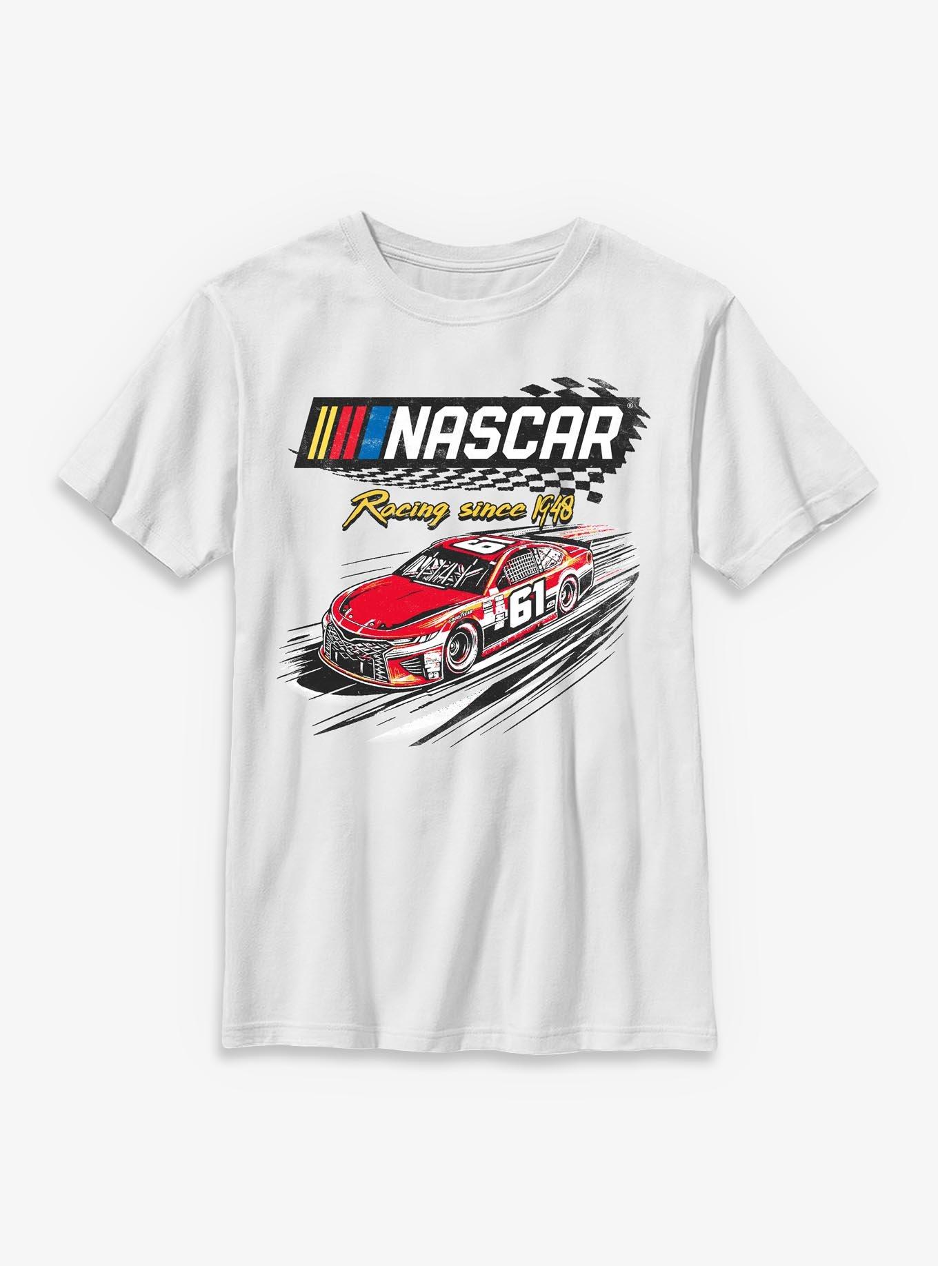 NASCAR Checker Racing Since 1948 Youth T-Shirt, , hi-res