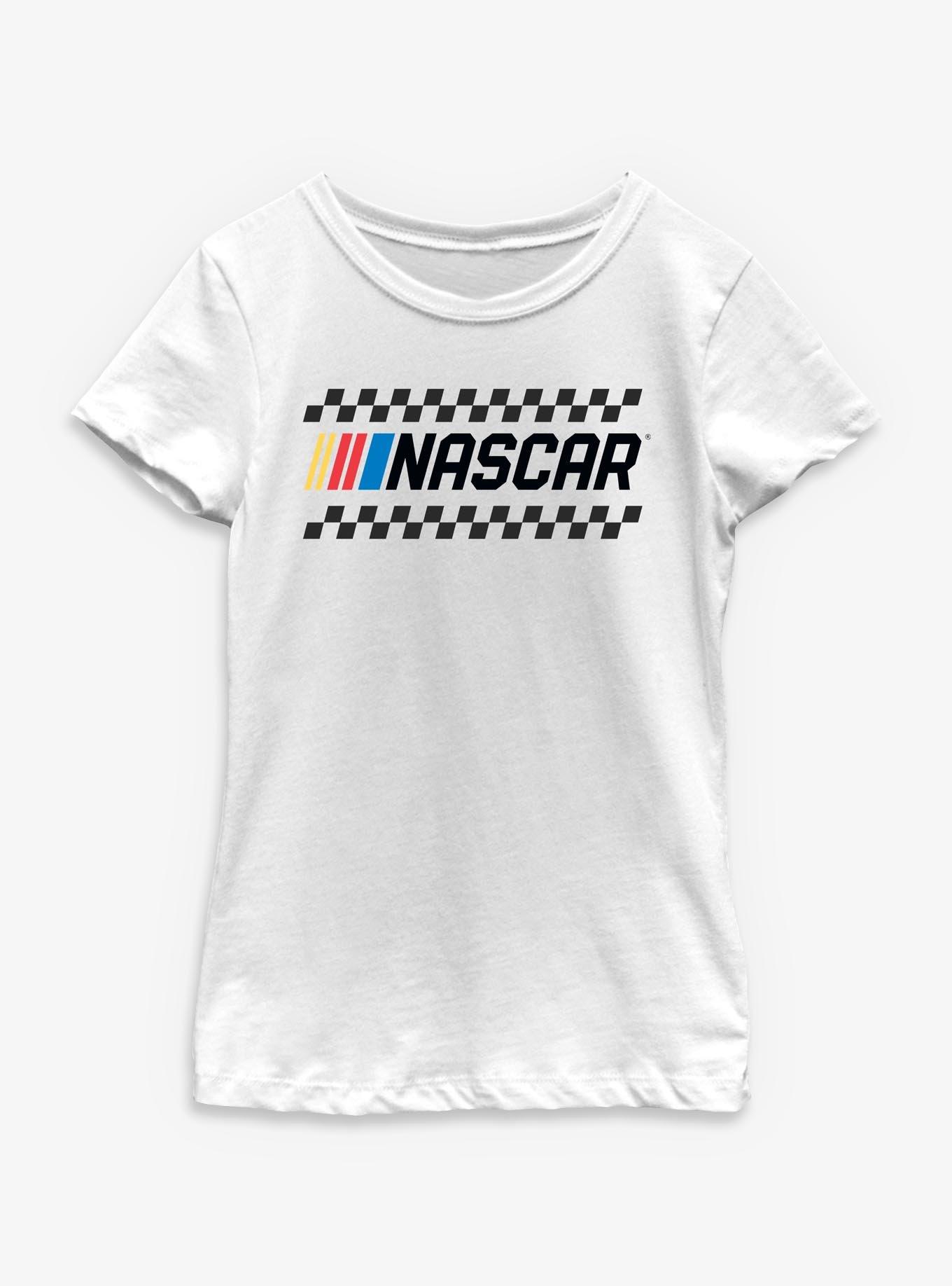 NASCAR Checkered Logo Youth Girls T-Shirt, , hi-res
