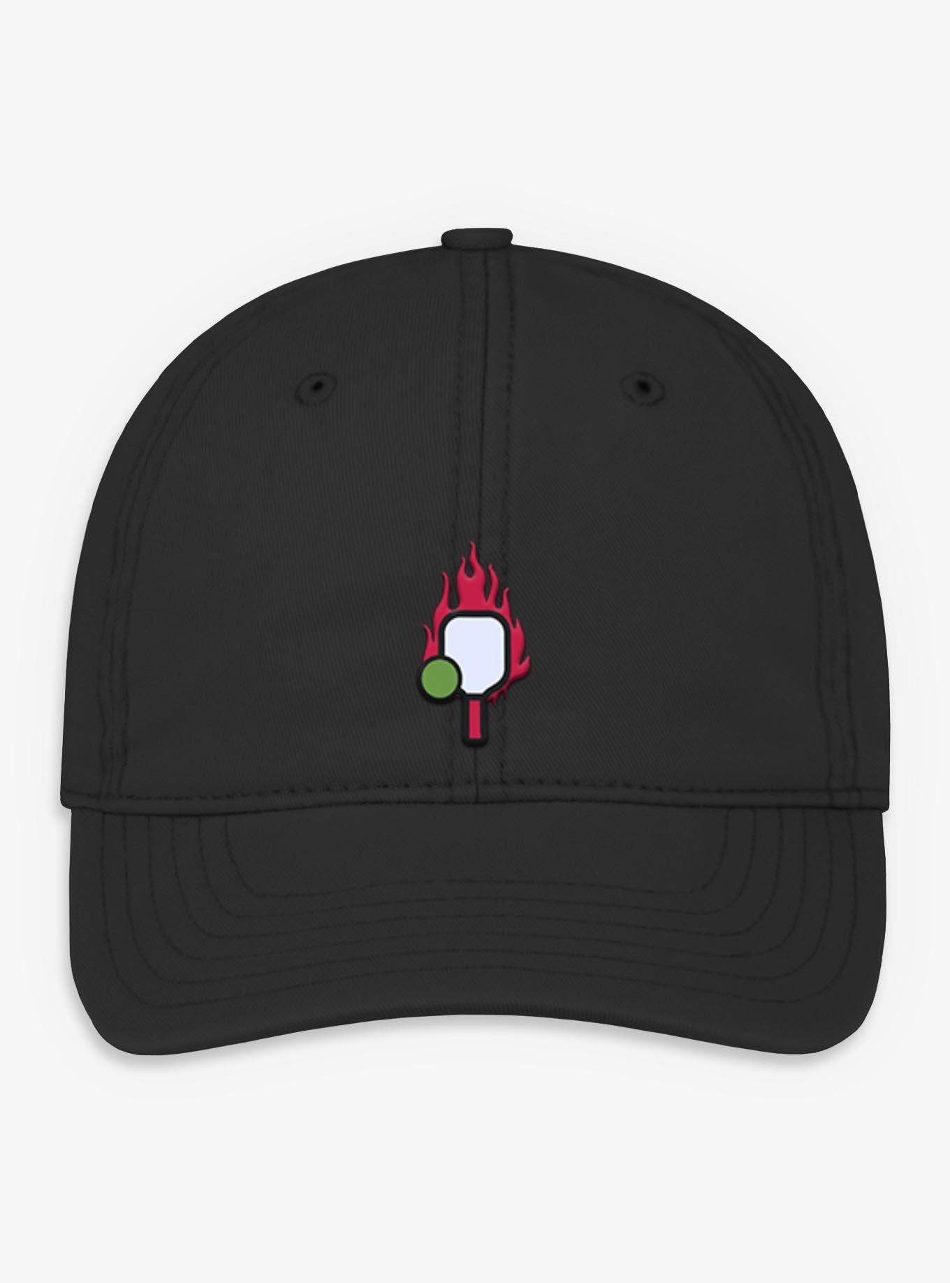 Flaming Pickleball Dad Hat, , hi-res