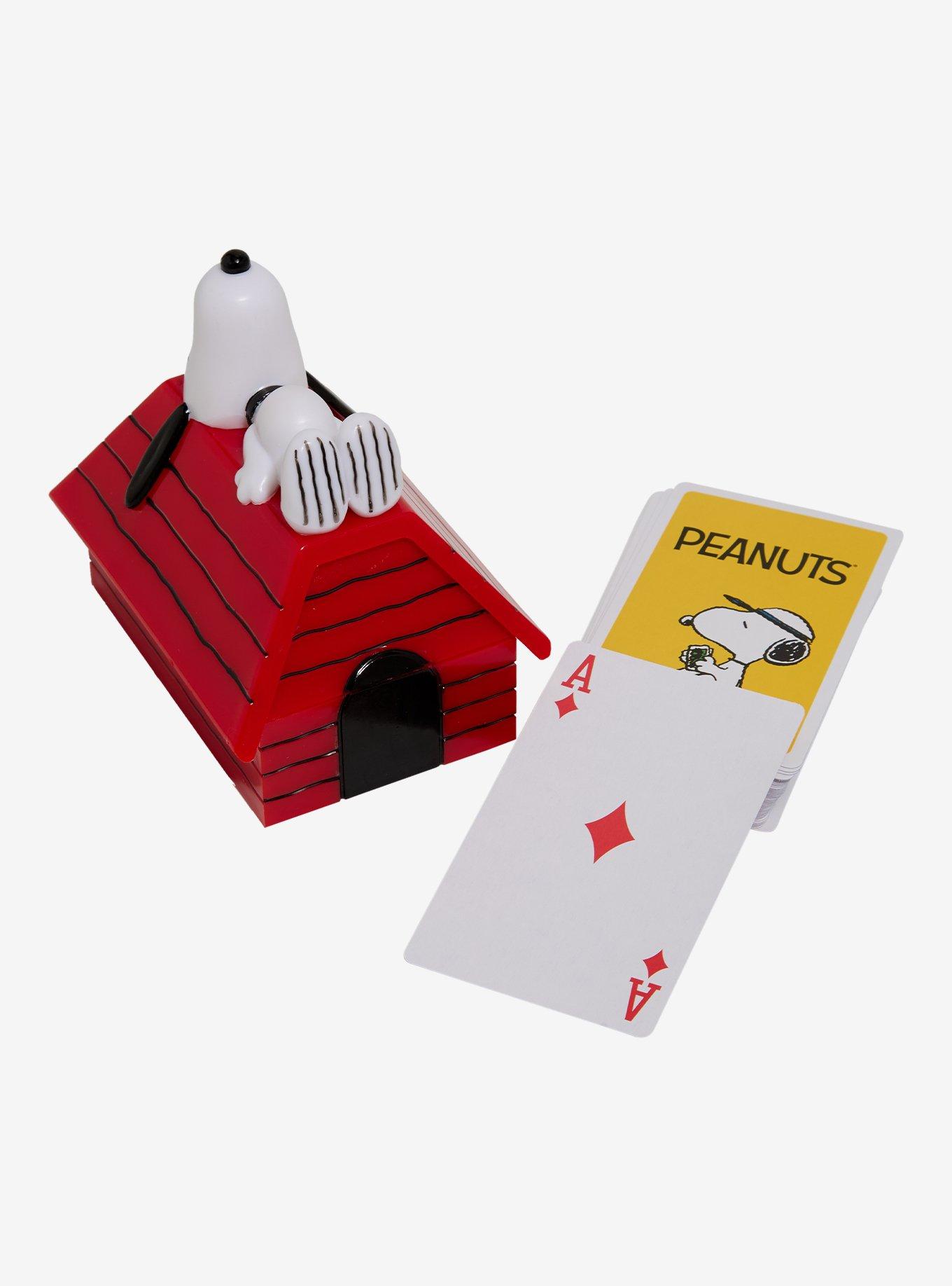 Peanuts Snoopy Doghouse Playing Card Holder & Playing Cards Set, , hi-res