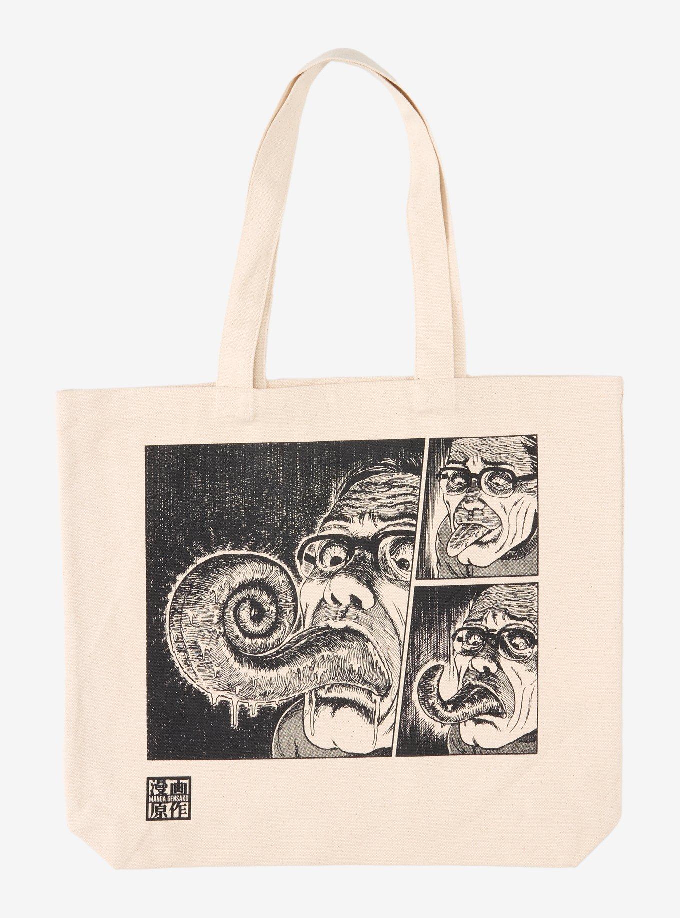 Uzumaki Mr. Saito Manga Scenes Tote Bag - BoxLunch Exclusive, , hi-res