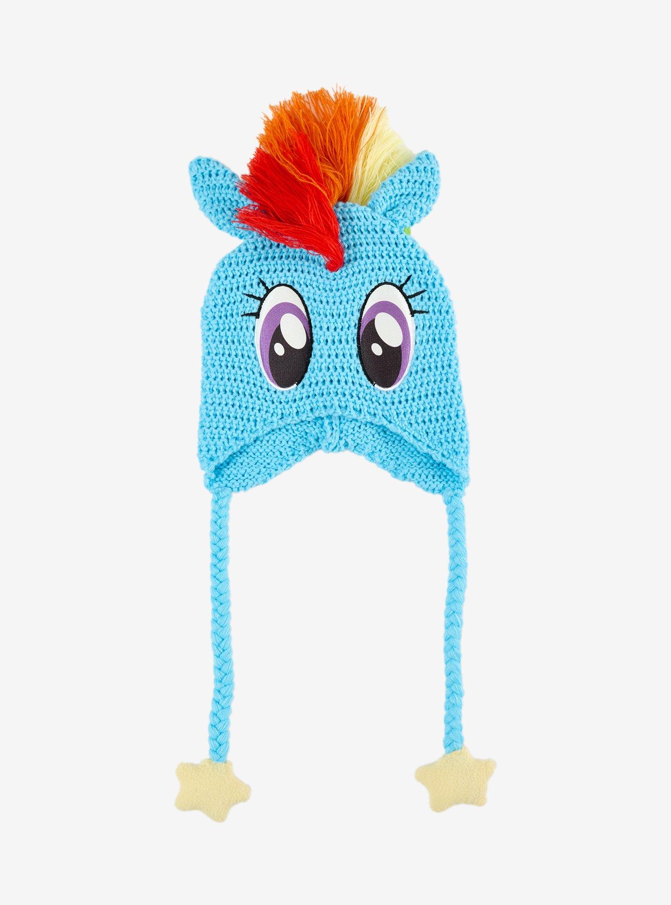 My Little Pony Rainbow Dash Light-Up Tassel Beanie, , hi-res
