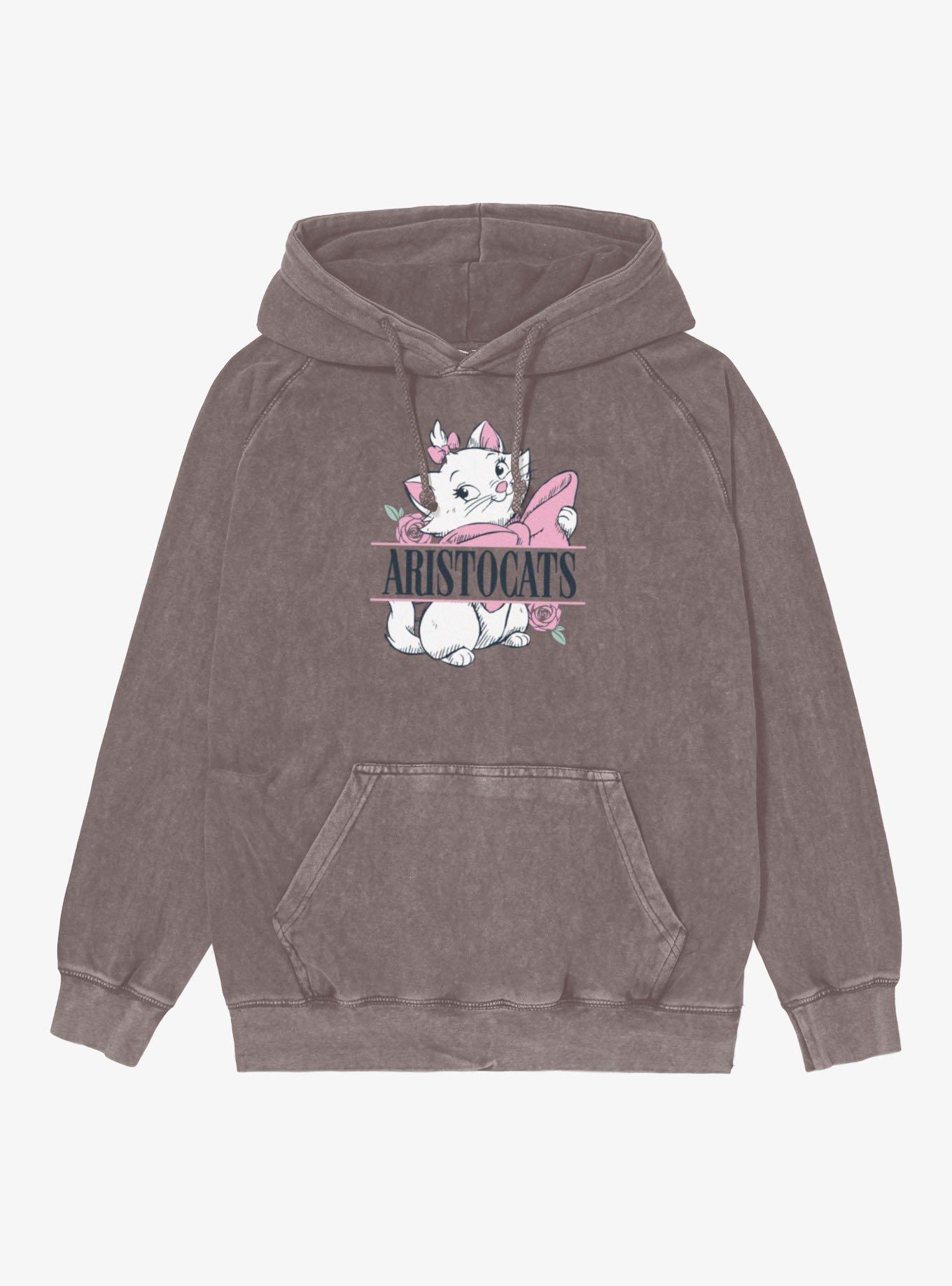 Disney The Aristocats Marie Mineral Wash Hoodie Box Lunch Exclusive, , hi-res