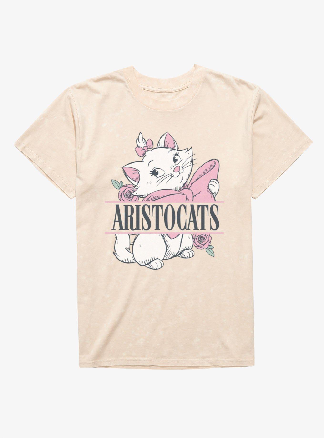 Disney The Aristocats Marie Mineral Wash T-Shirt Box Lunch Exclusive, , hi-res
