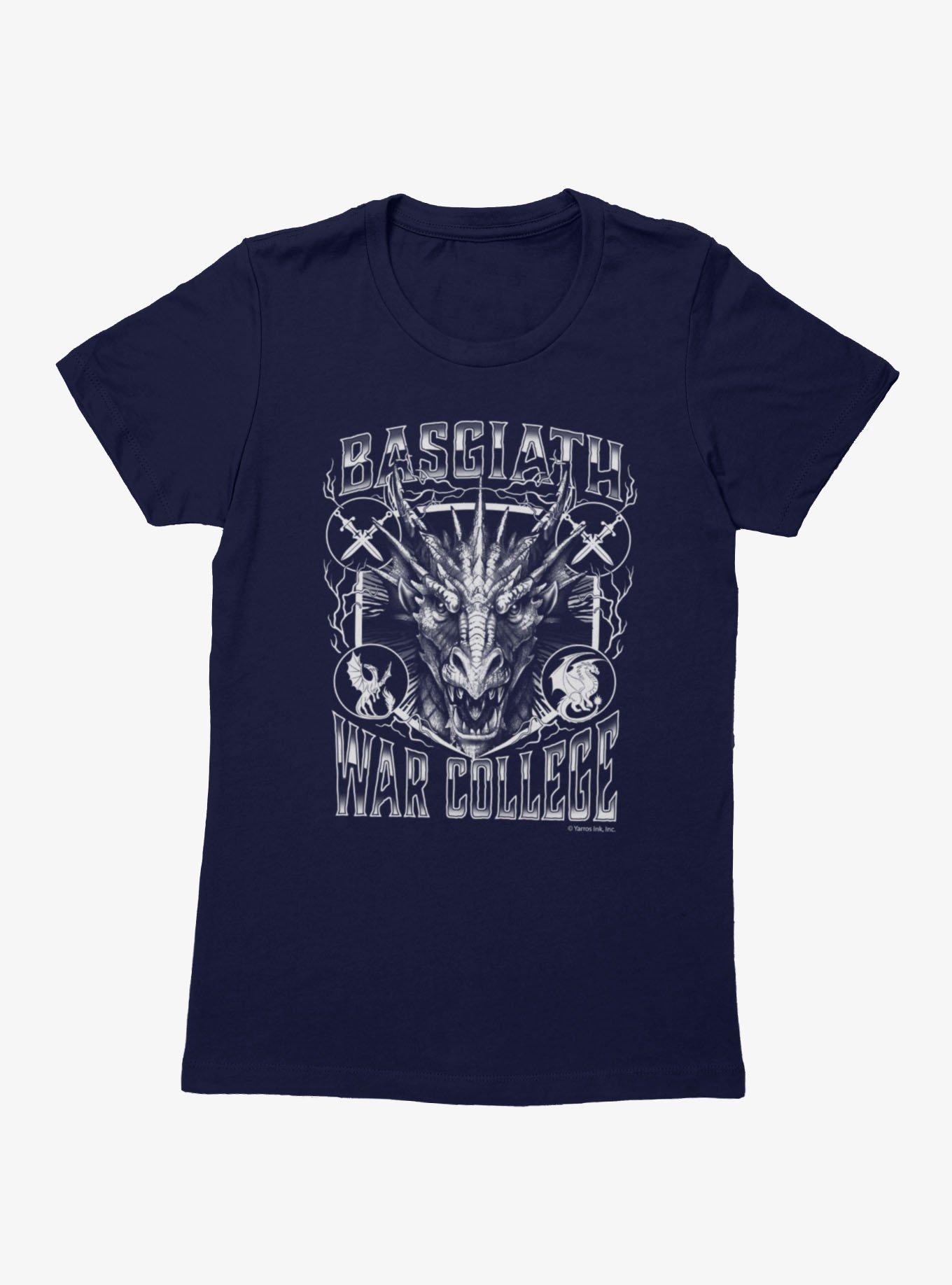 Fourth Wing Dragon Head Basgiath War College Womens T-Shirt Box Lunch Exclusive, , hi-res