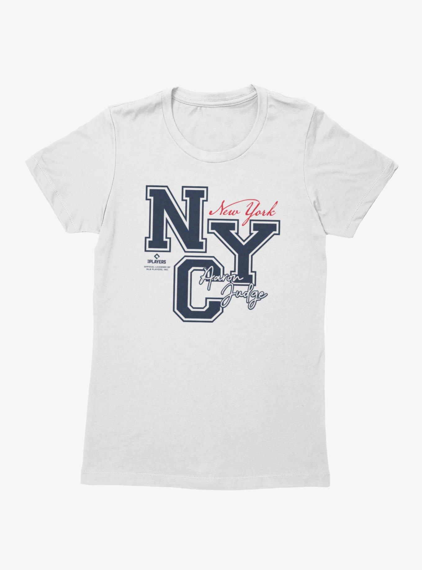 MLB New York NYC Yankees Aaron Judge Womens T-Shirt Box Lunch Exclusive, , hi-res