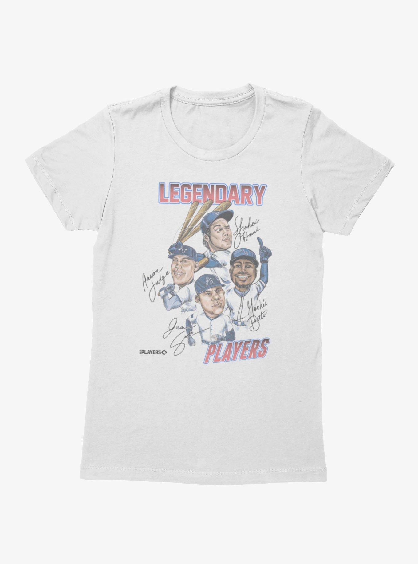 MLB Legendary Players Caricatures Womens T-Shirt Box Lunch Exclusive, , hi-res