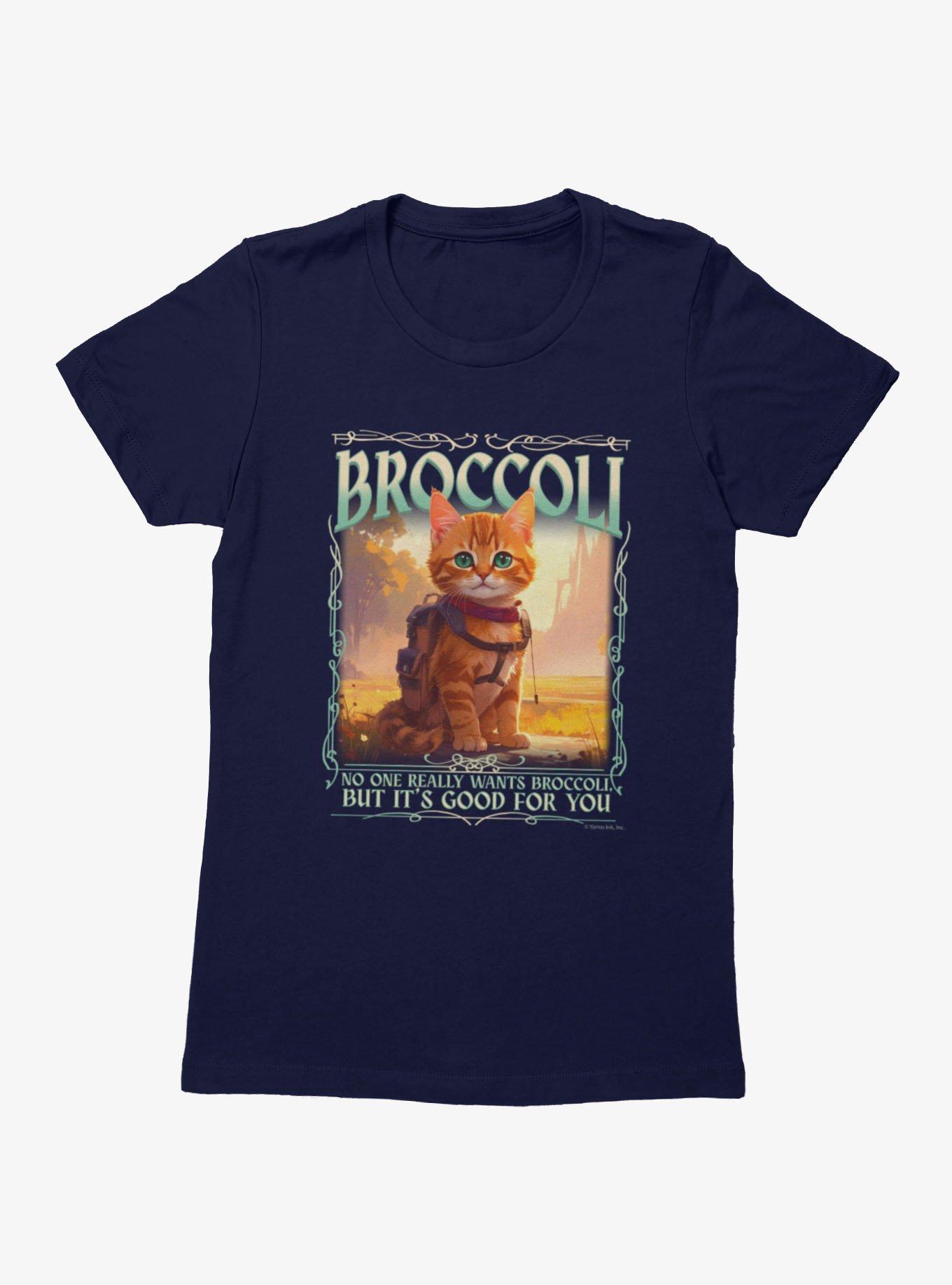 Fourth Wing Broccoli Portrait Womens T-Shirt Box Lunch Exclusive, , hi-res