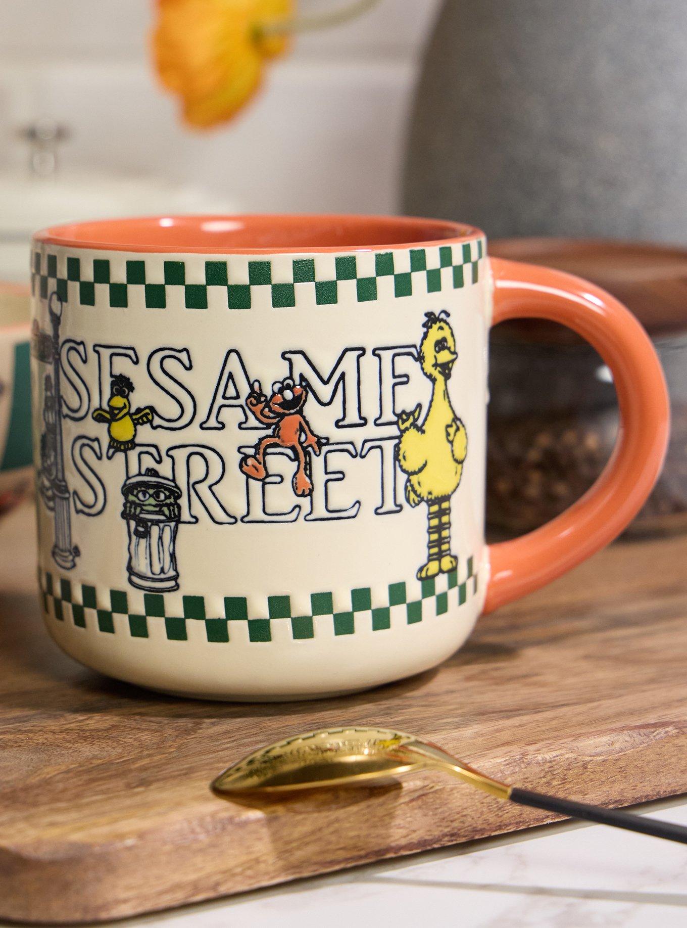 Sesame Street Checkered Characters Mug - BoxLunch Exclusive, , hi-res