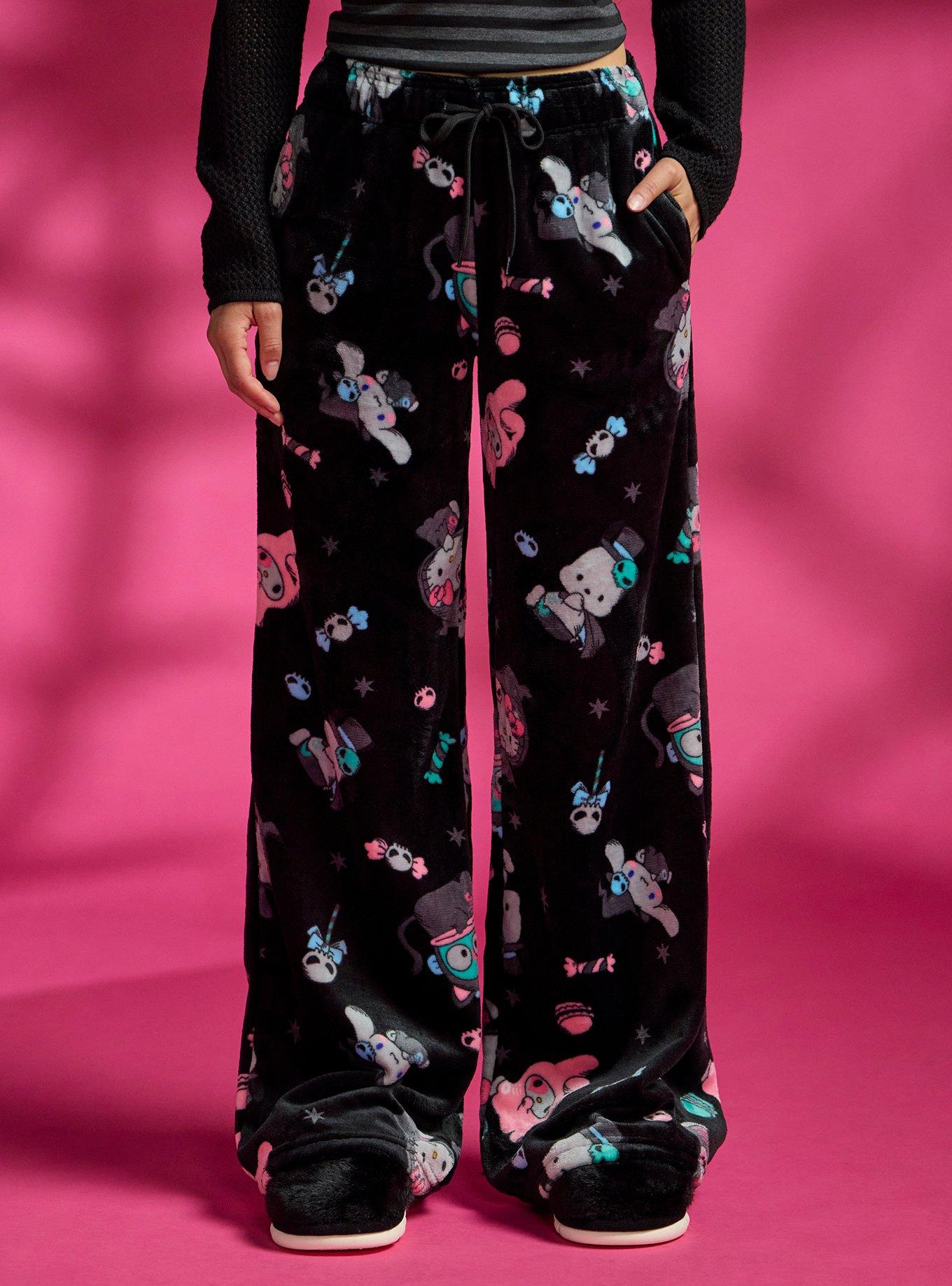 Hello Kitty And Friends Halloween Costumes Fuzzy Pajama Pants, , hi-res