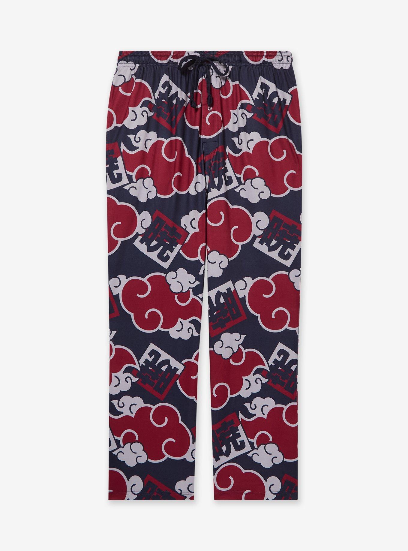 Naruto Shippuden Akatsuki Cloud Allover Print Sleep Pants &mdash; BoxLunch Exclusive, , hi-res
