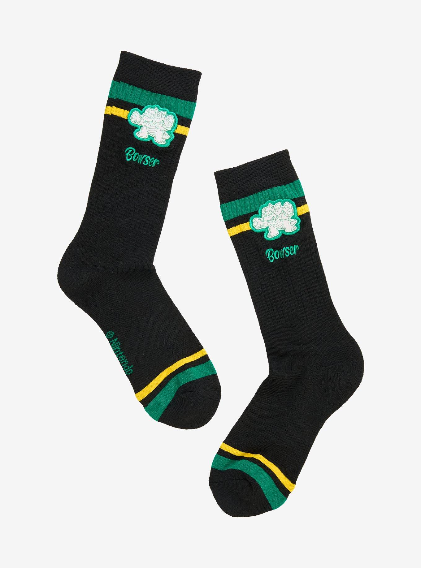 Nintendo Super Mario Bros. Toad Crew Socks &mdash; BoxLunch Exclusive, , hi-res