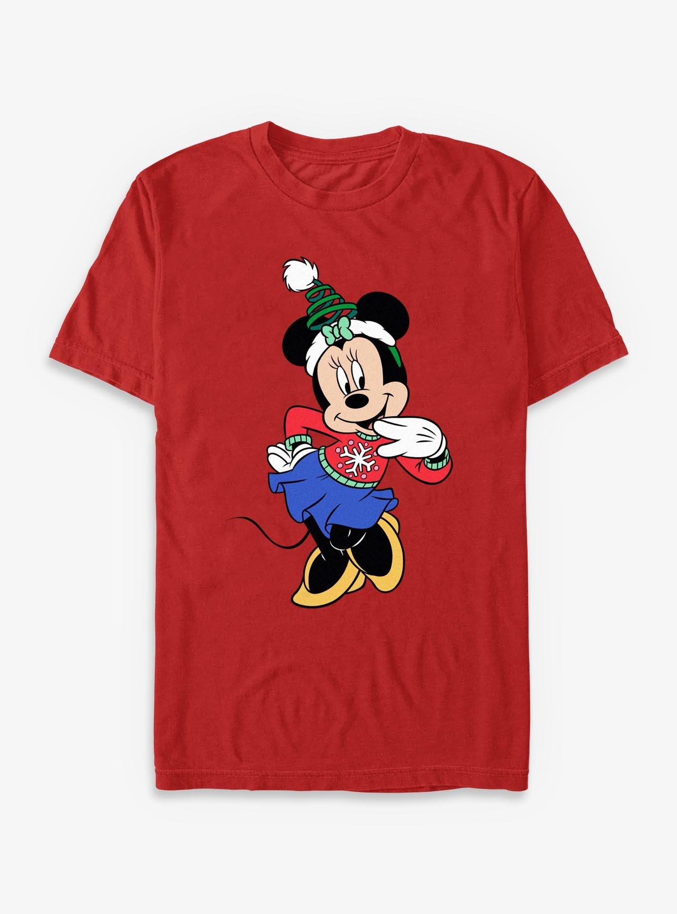 Disney Minnie Mouse Christmas Cheer T-Shirt, , hi-res