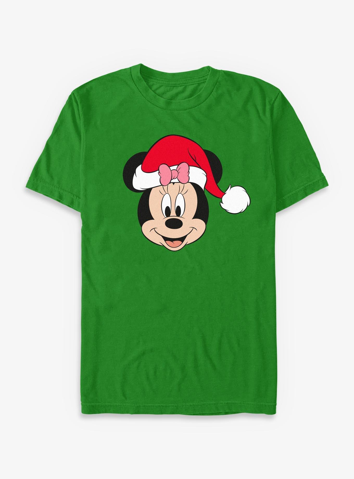 Disney Minnie Mouse Christmas Hat T-Shirt, , hi-res