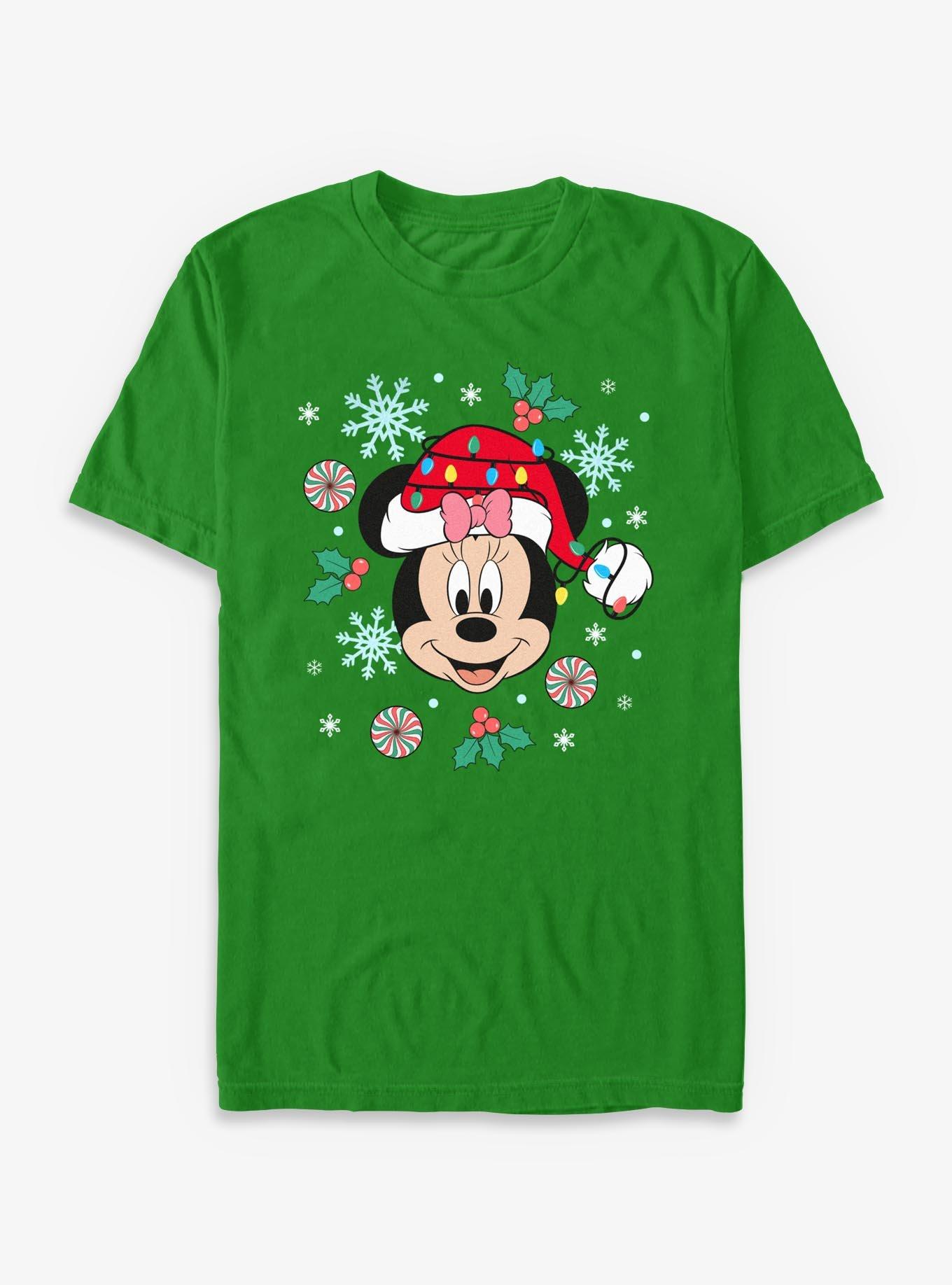 Disney Minnie Mouse Christmas Hat T-Shirt, , hi-res