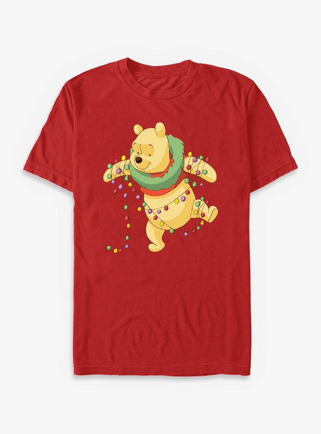 Disney Winnie The Pooh Wrapped Around Lights T-Shirt
