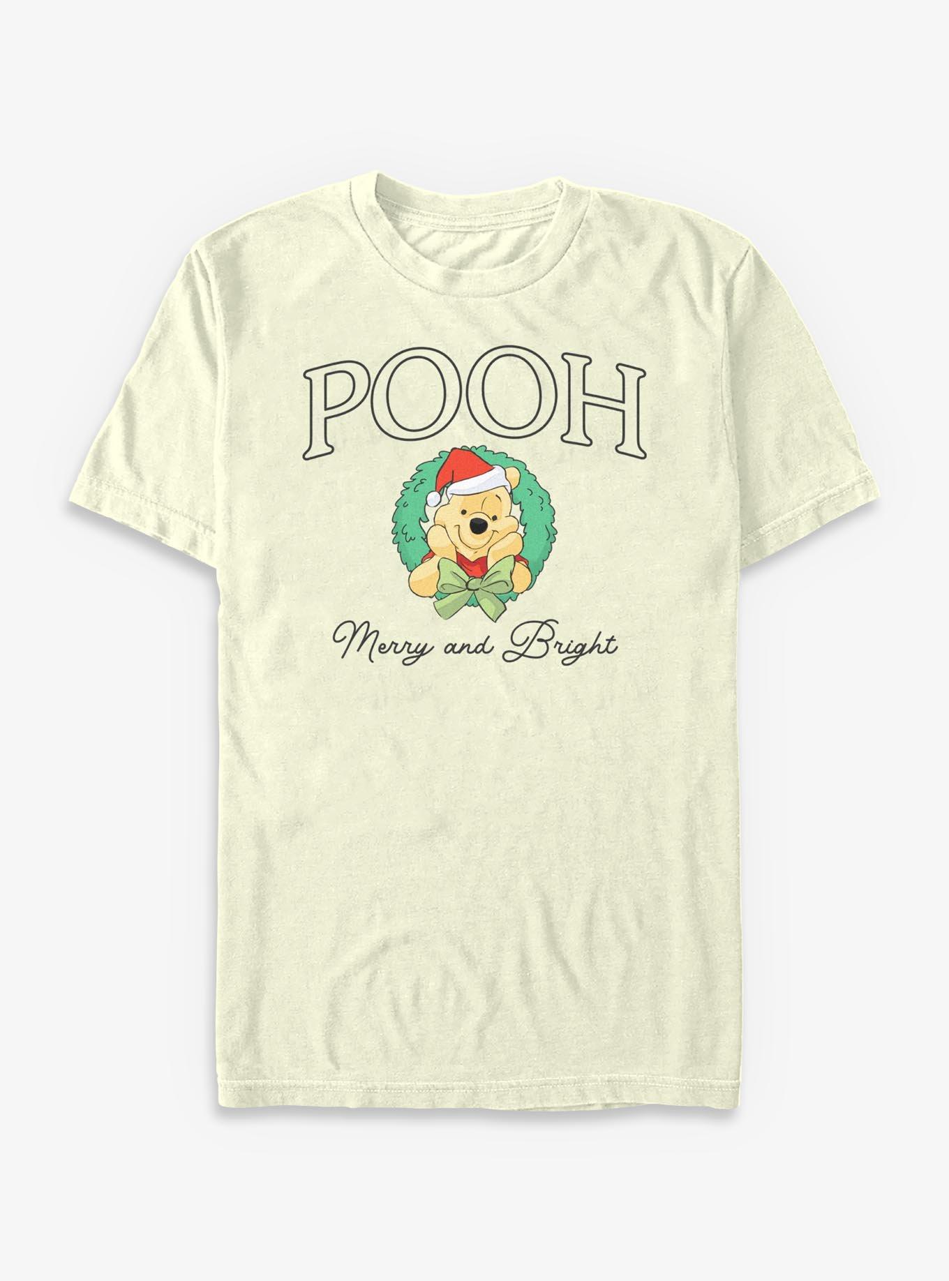 Disney Winnie The Pooh Holiday Wreath T-Shirt, , hi-res