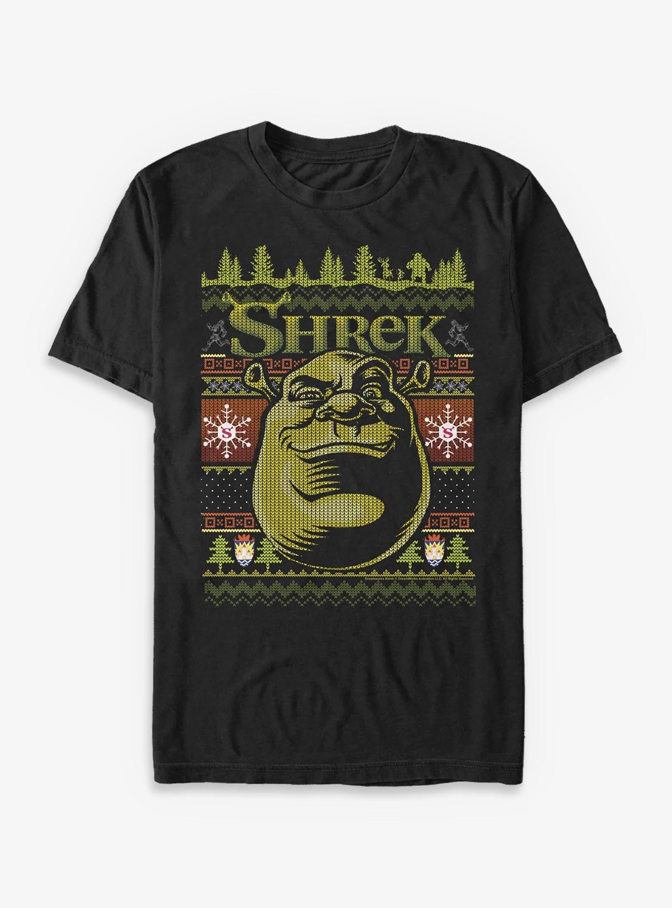 Shrek Face Ugly Sweater T-Shirt, , hi-res